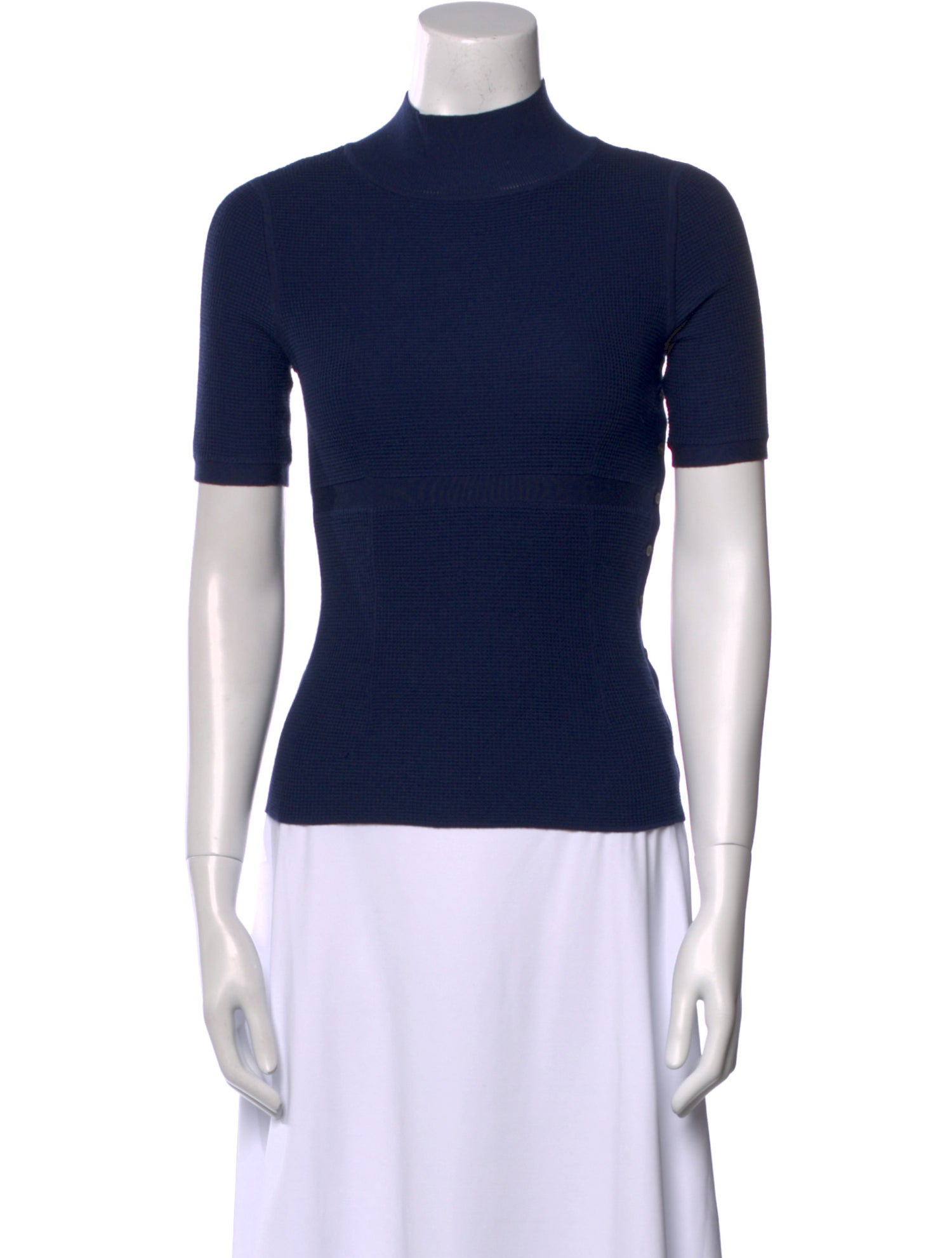 TSE Wool Mock Neck Sweater