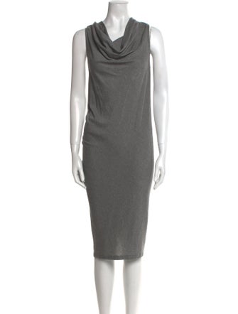 TSE Cowl Neck Midi Length Dress
