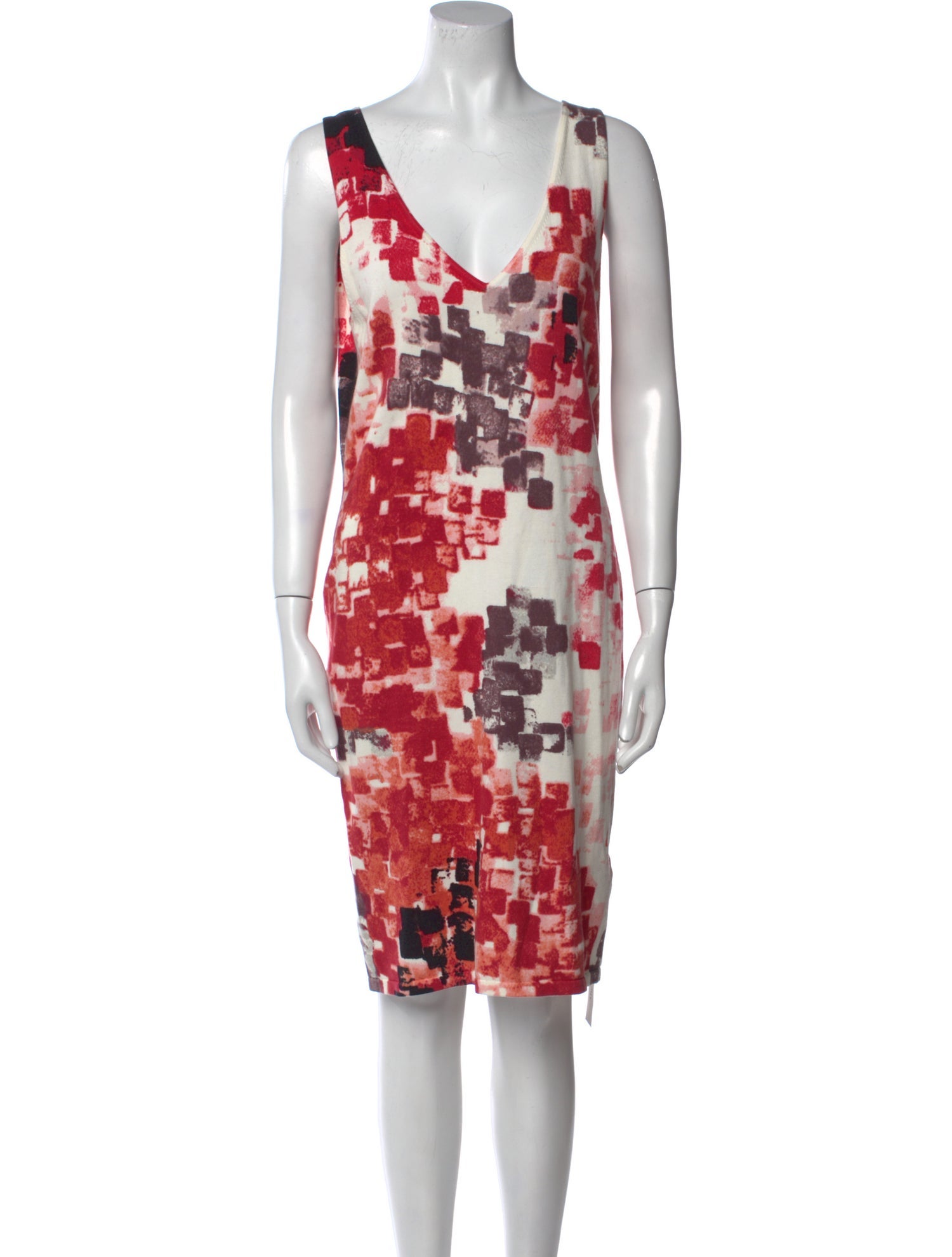 TSE Printed Knee-Length Dress