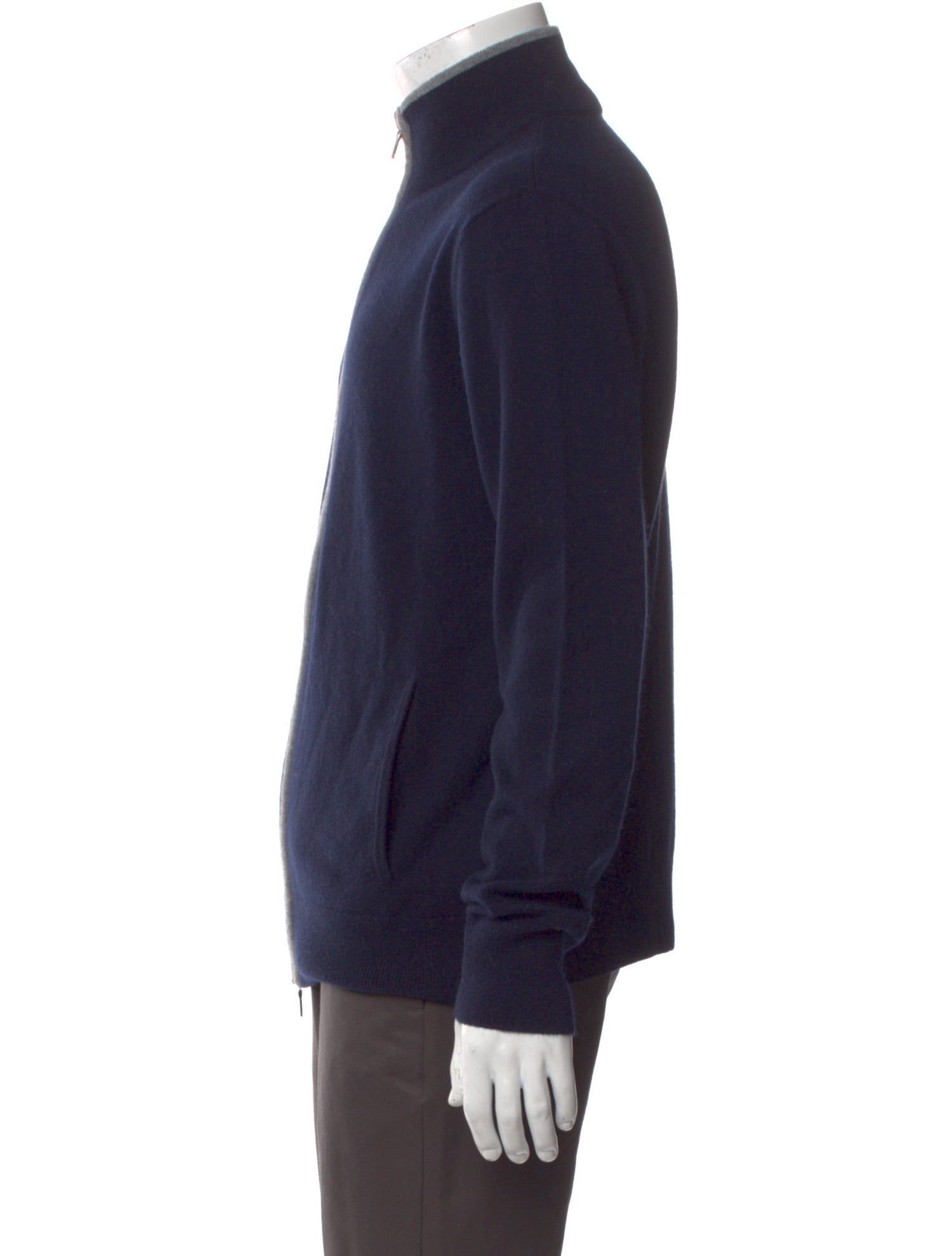 TSE Cashmere Mock Neck Cardigan