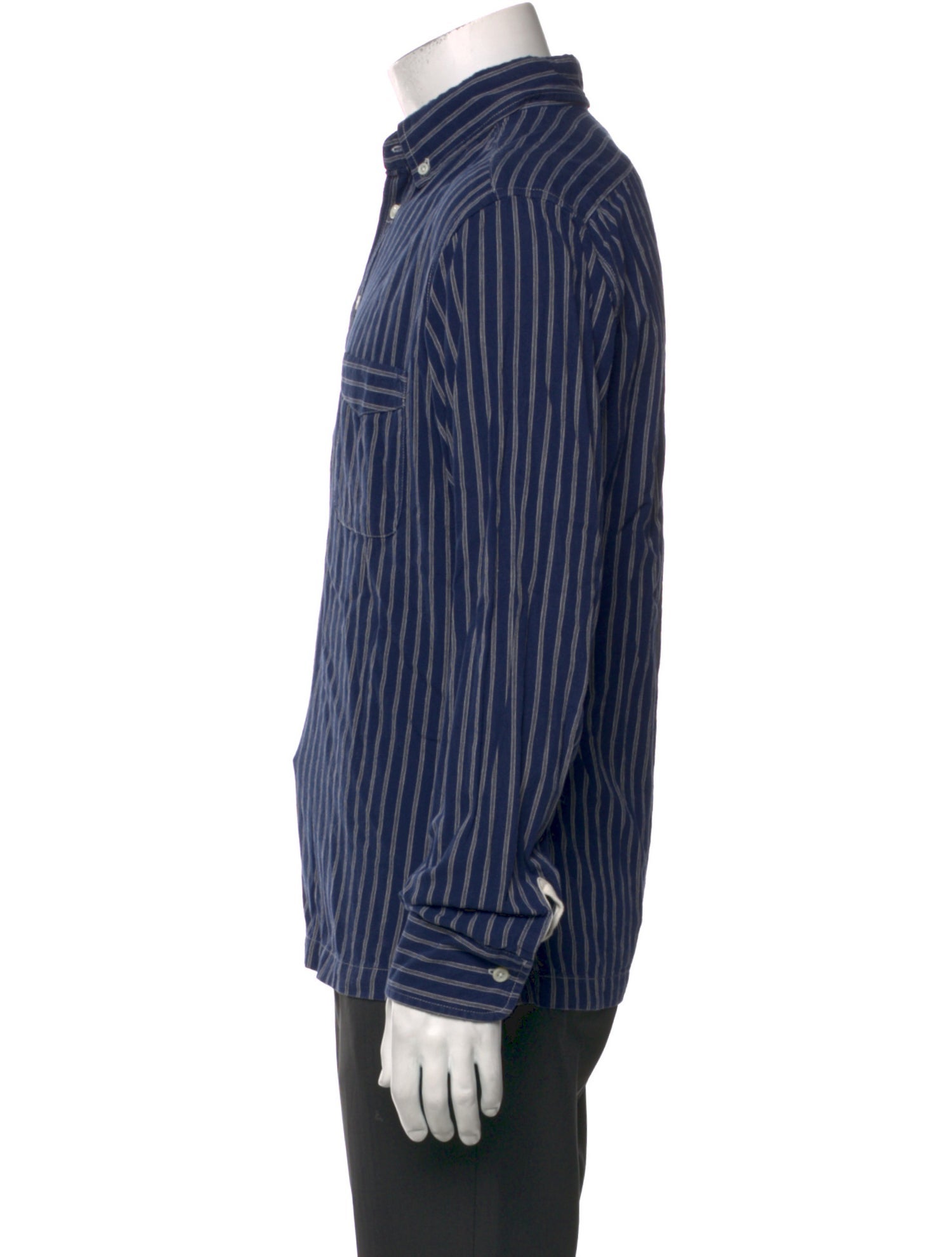 Taylor Stitch Striped Long Sleeve Shirt
