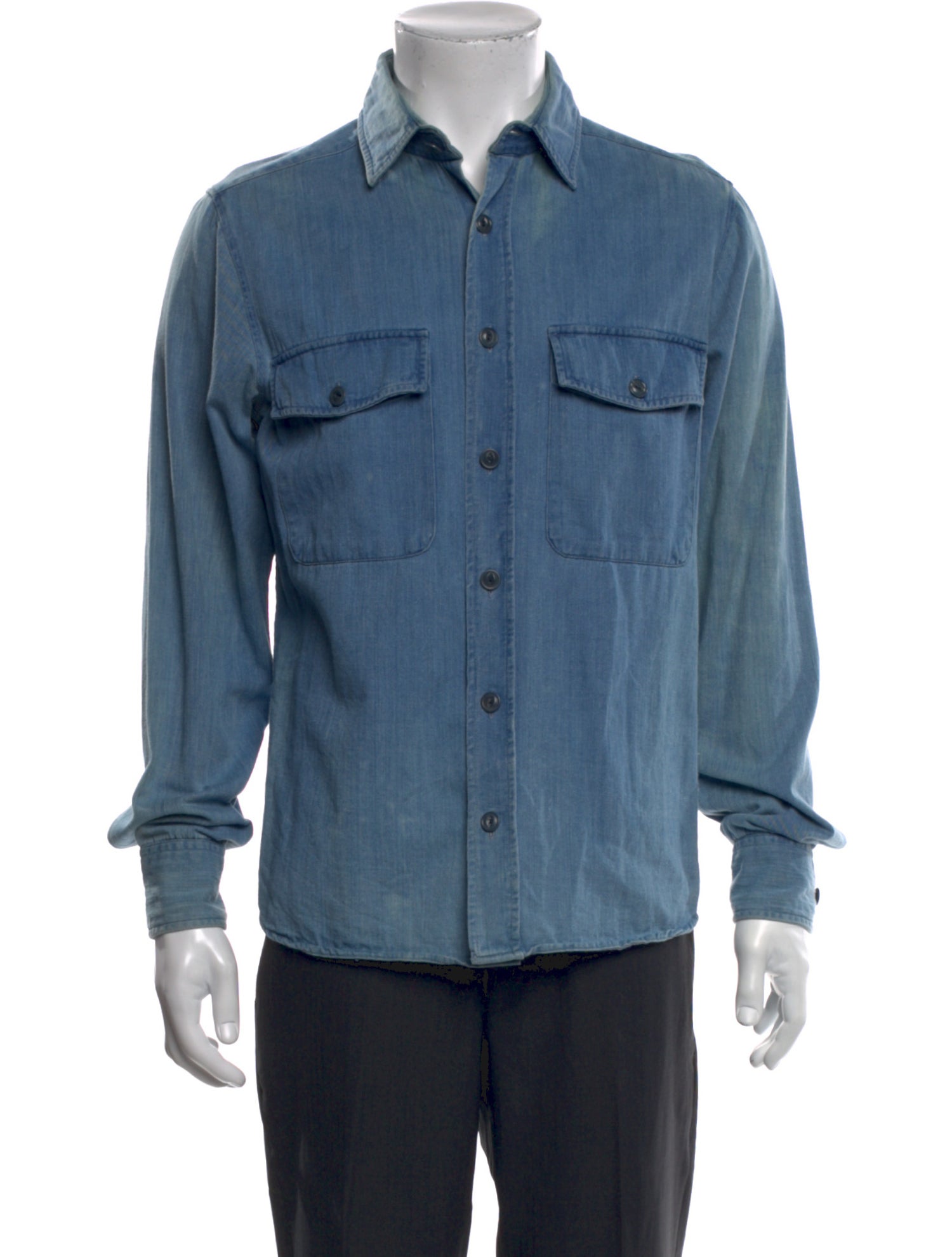 Taylor Stitch Long Sleeve Denim Shirt