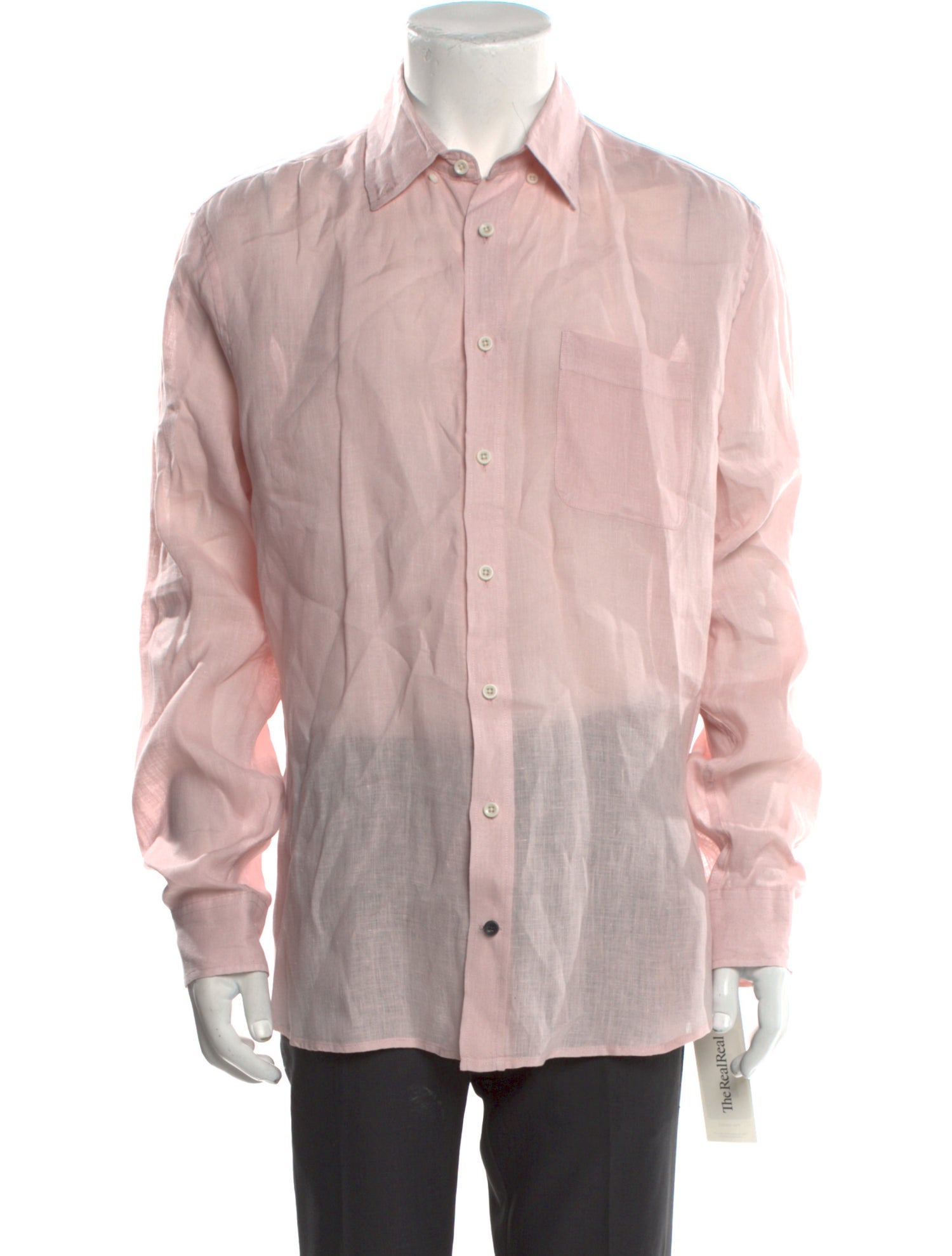 Taylor Stitch Linen Long Sleeve Dress Shirt