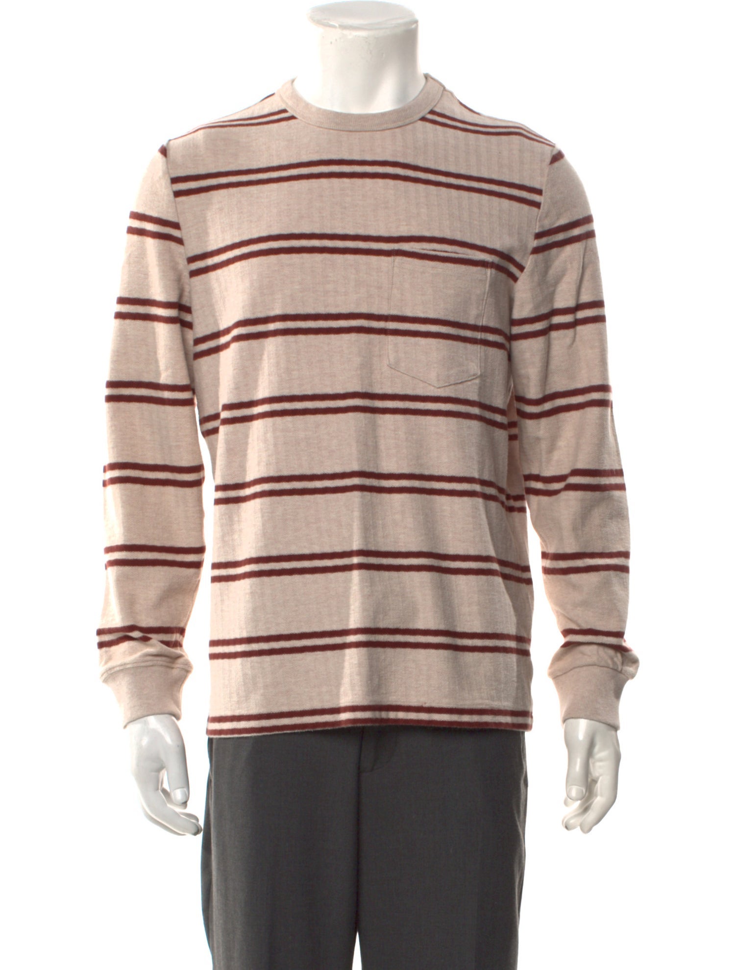 Taylor Stitch Striped Crew Neck Pullover