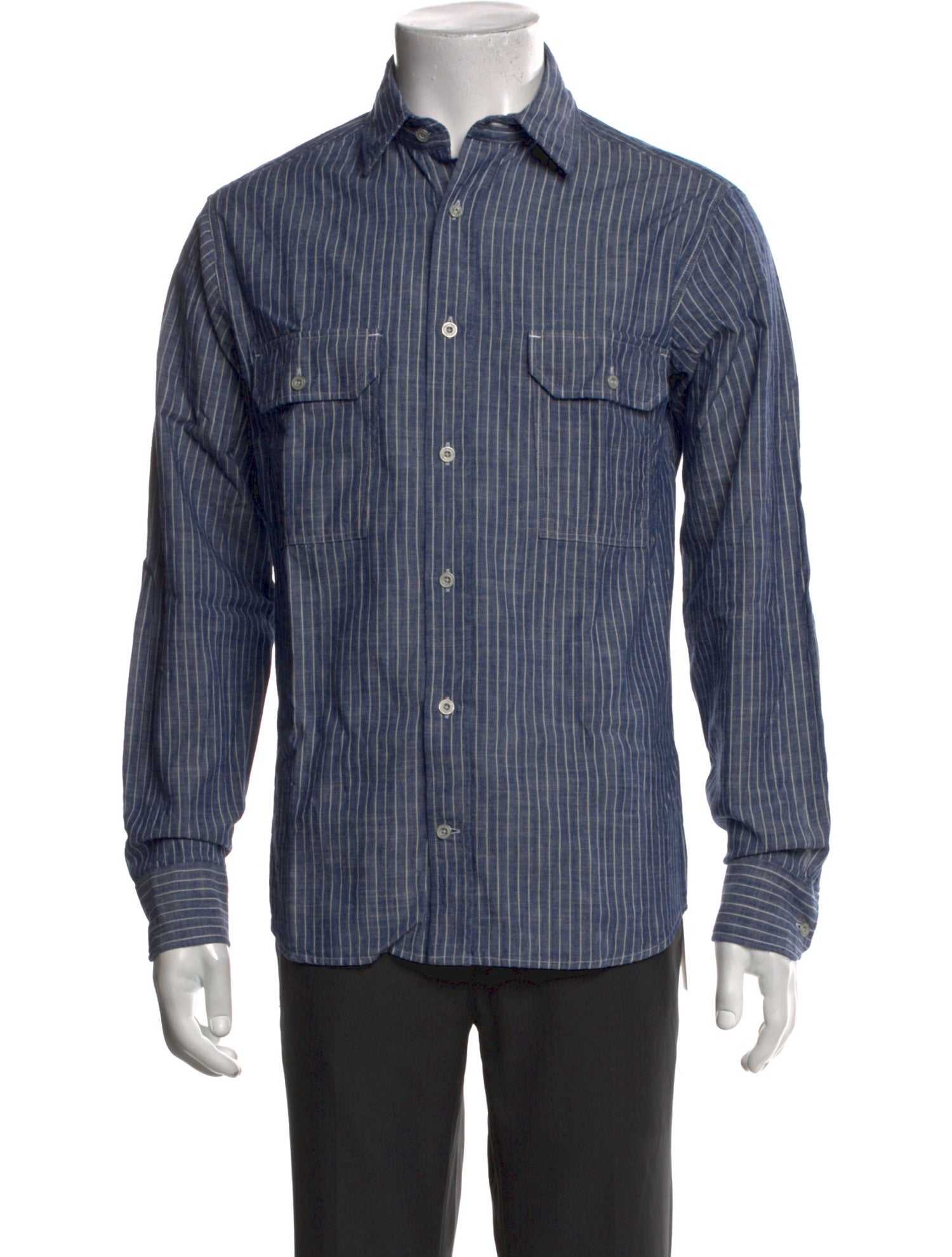 Taylor Stitch Striped Long Sleeve Dress Shirt