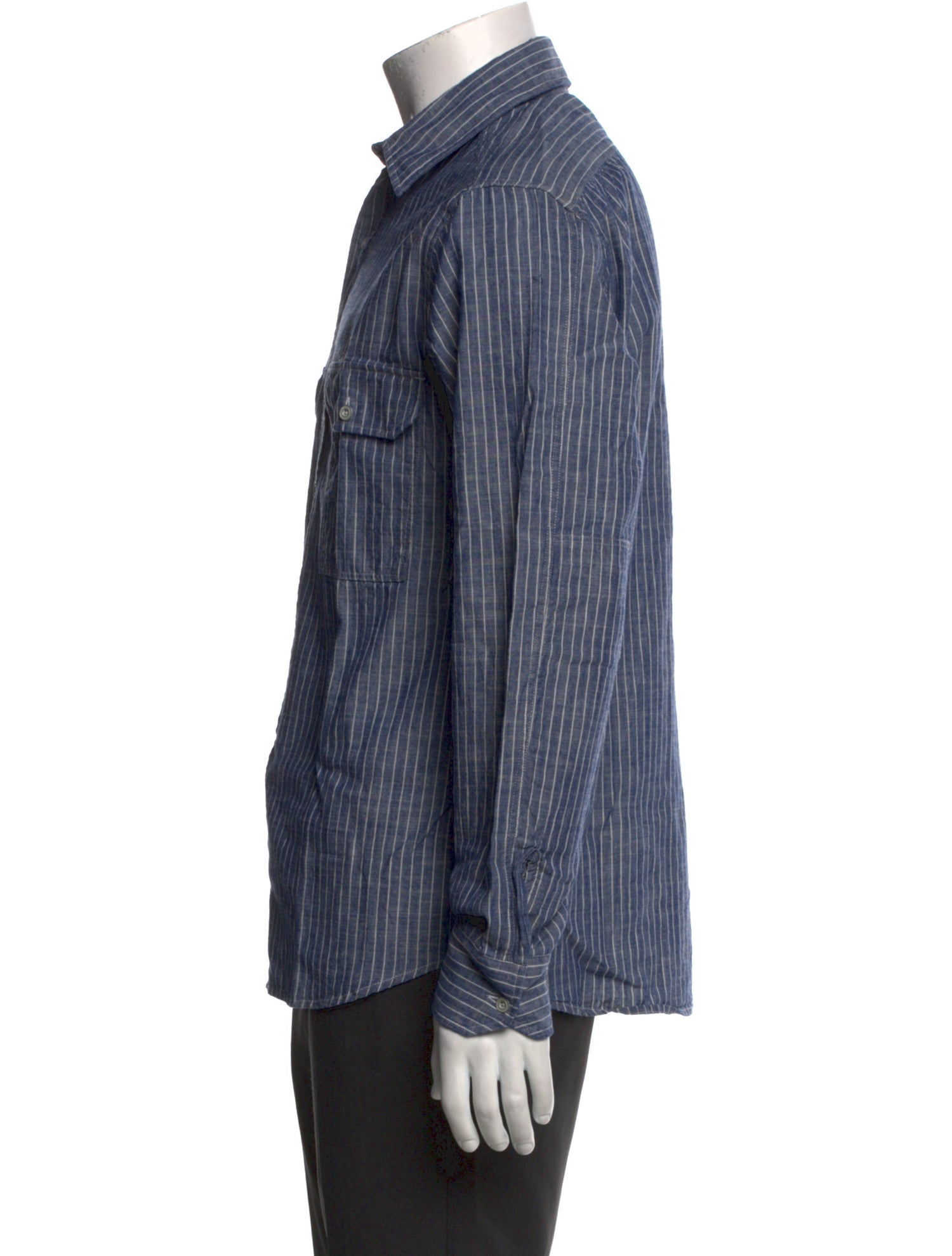 Taylor Stitch Striped Long Sleeve Dress Shirt