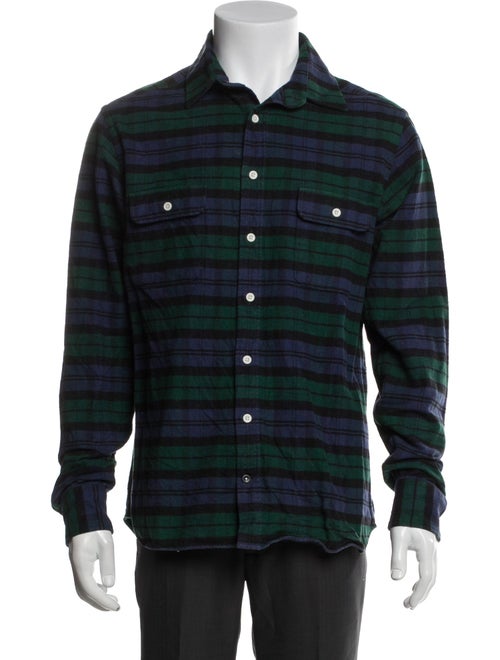 Taylor Stitch Plaid Print Long Sleeve Shirt