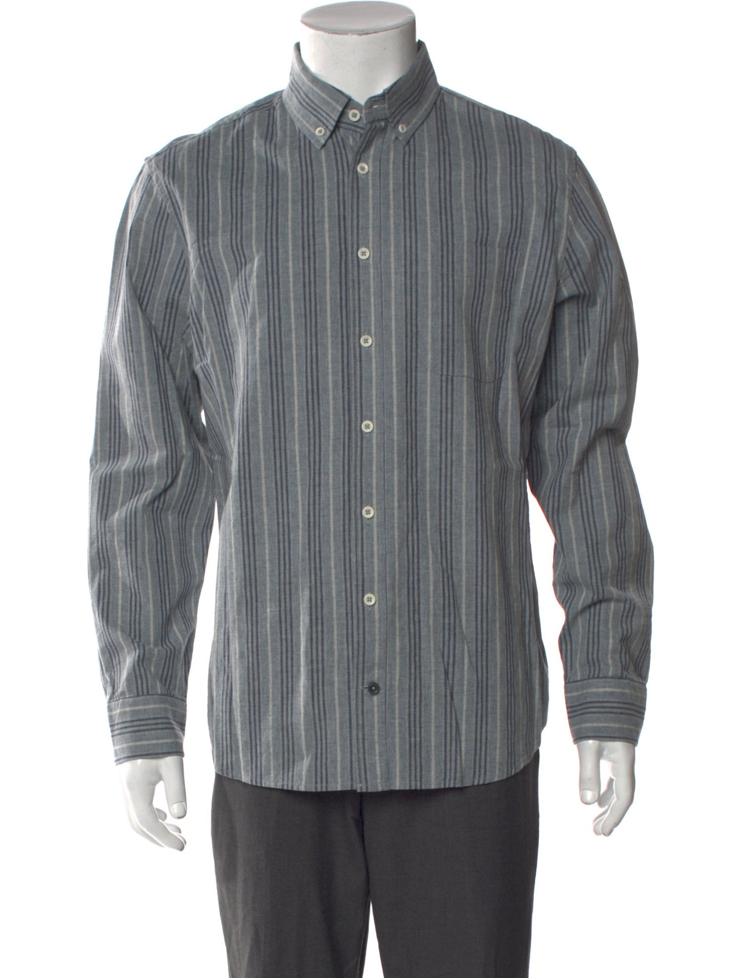 Taylor Stitch Striped Long Sleeve Shirt