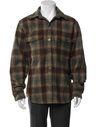 Taylor Stitch Wool Plaid Print Jacket