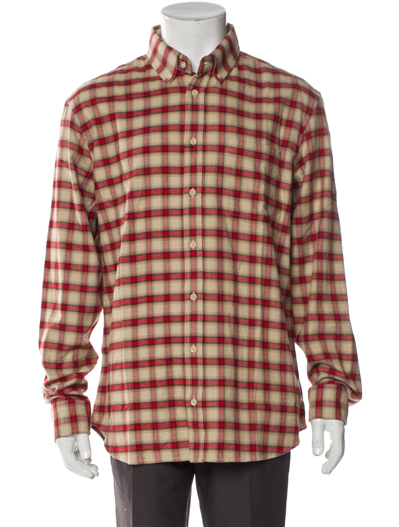 Taylor Stitch Plaid Print Long Sleeve Shirt w/ Tags