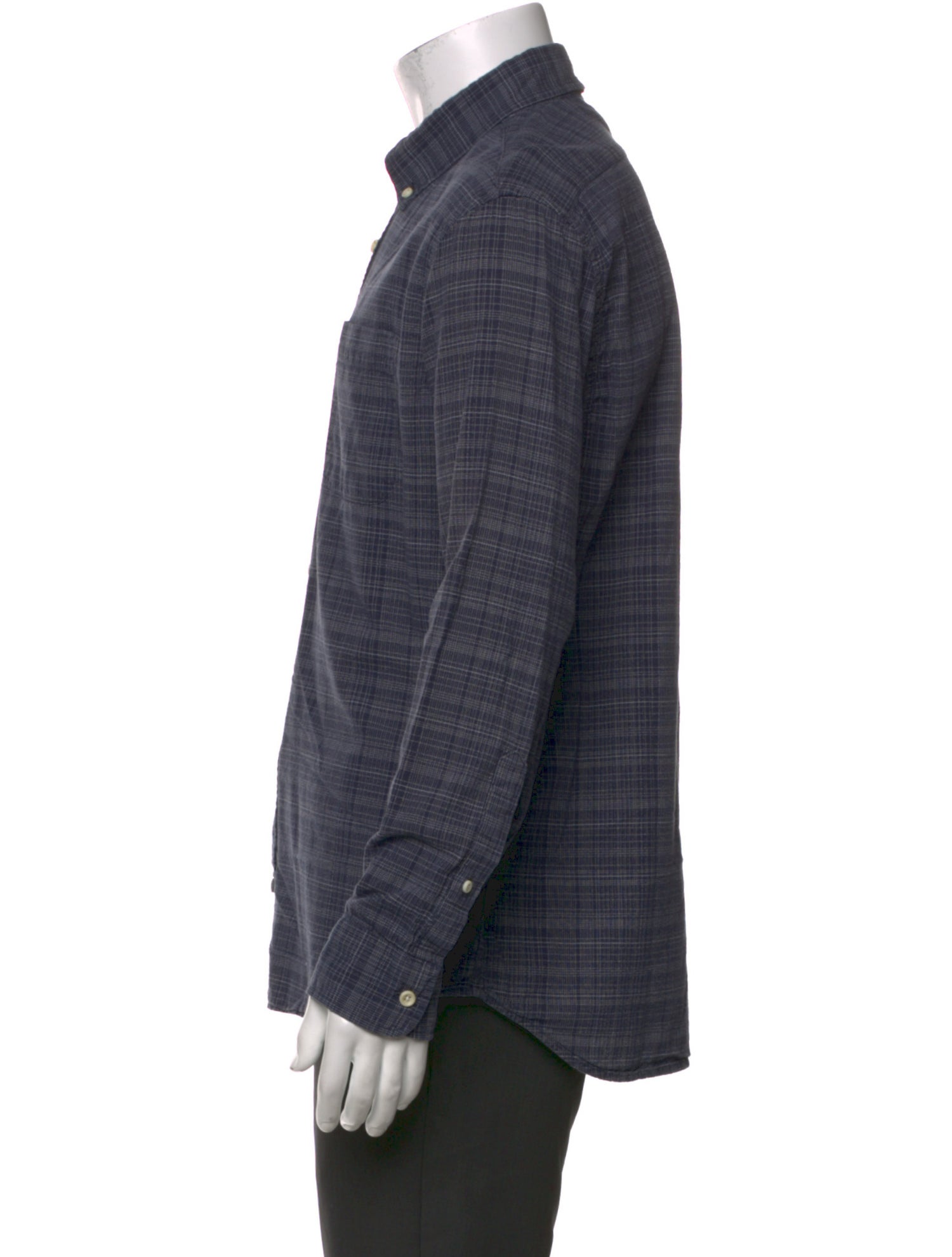 Taylor Stitch Plaid Print Long Sleeve Shirt