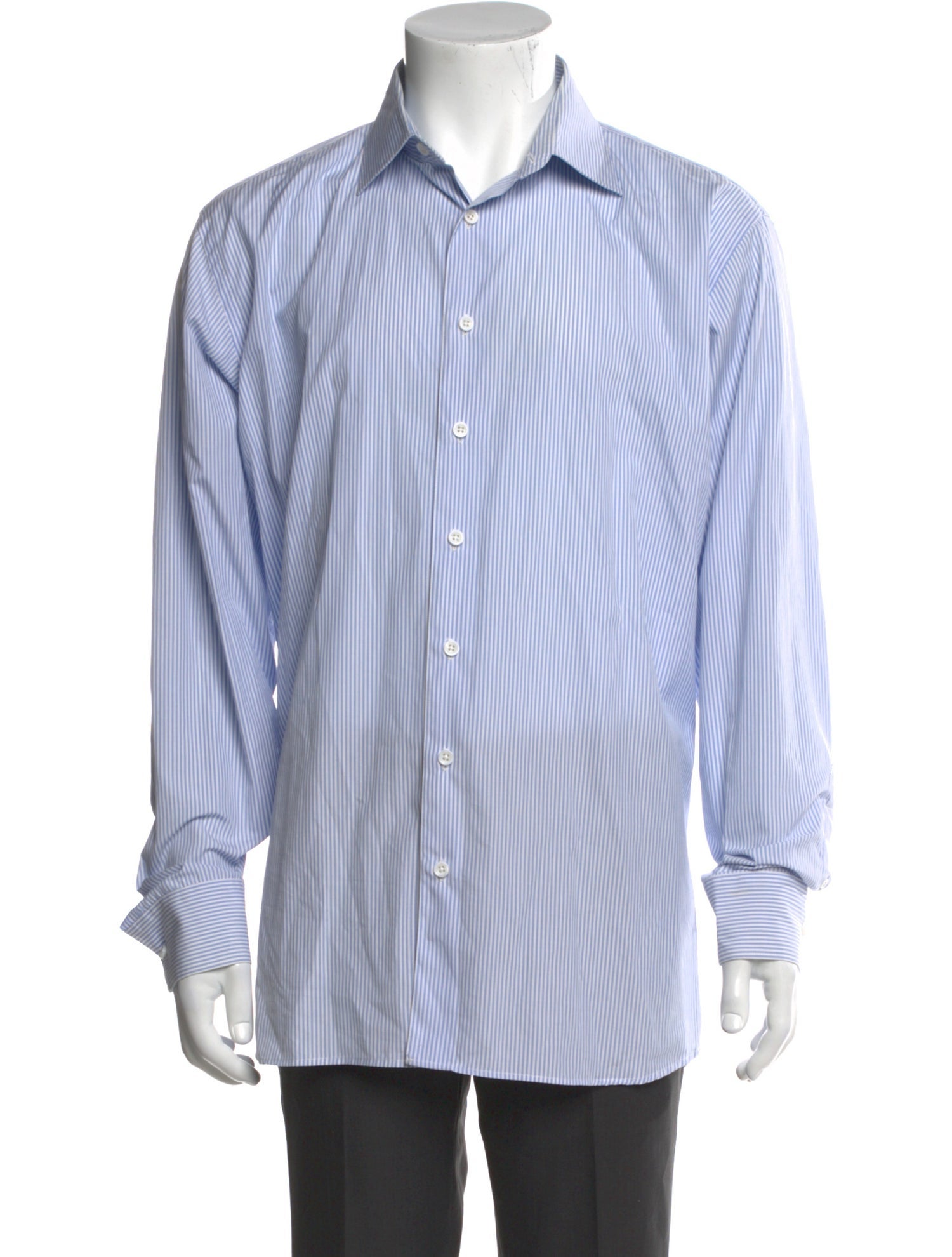 Taylor Stitch Striped Long Sleeve Dress Shirt