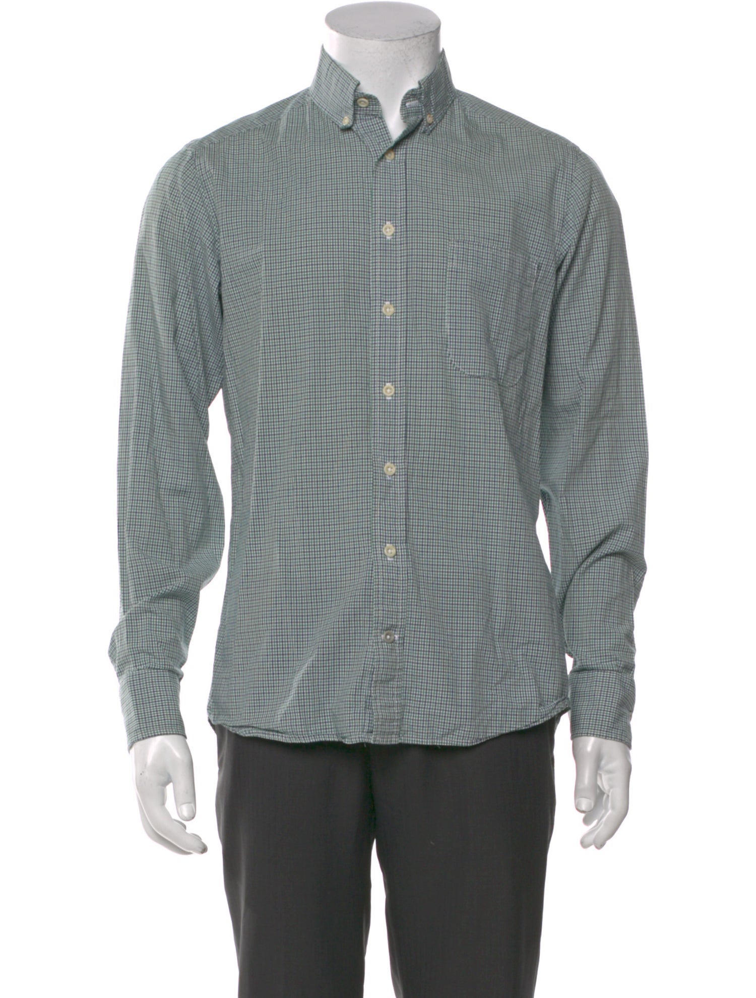 Taylor Stitch Plaid Print Long Sleeve Shirt