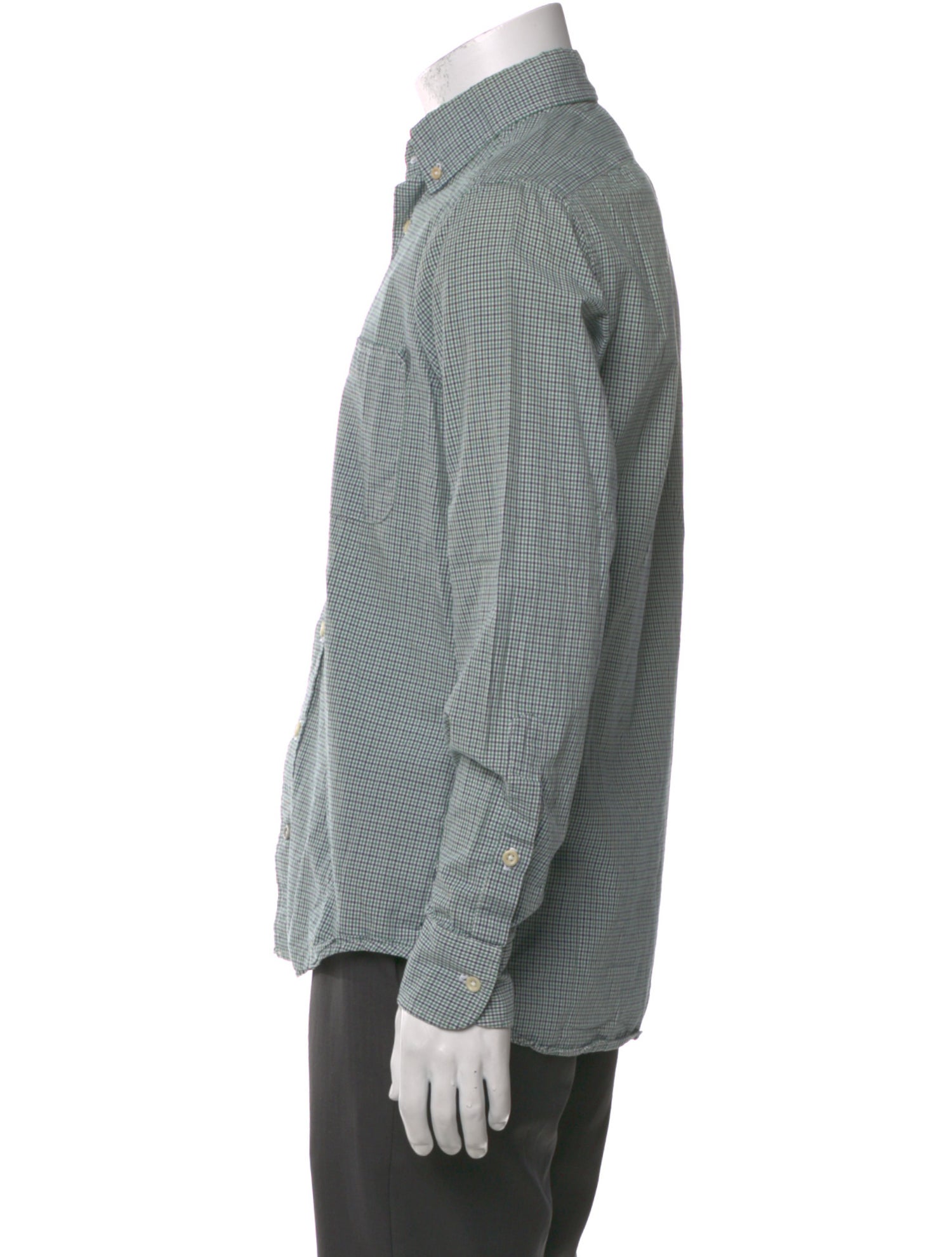Taylor Stitch Plaid Print Long Sleeve Shirt