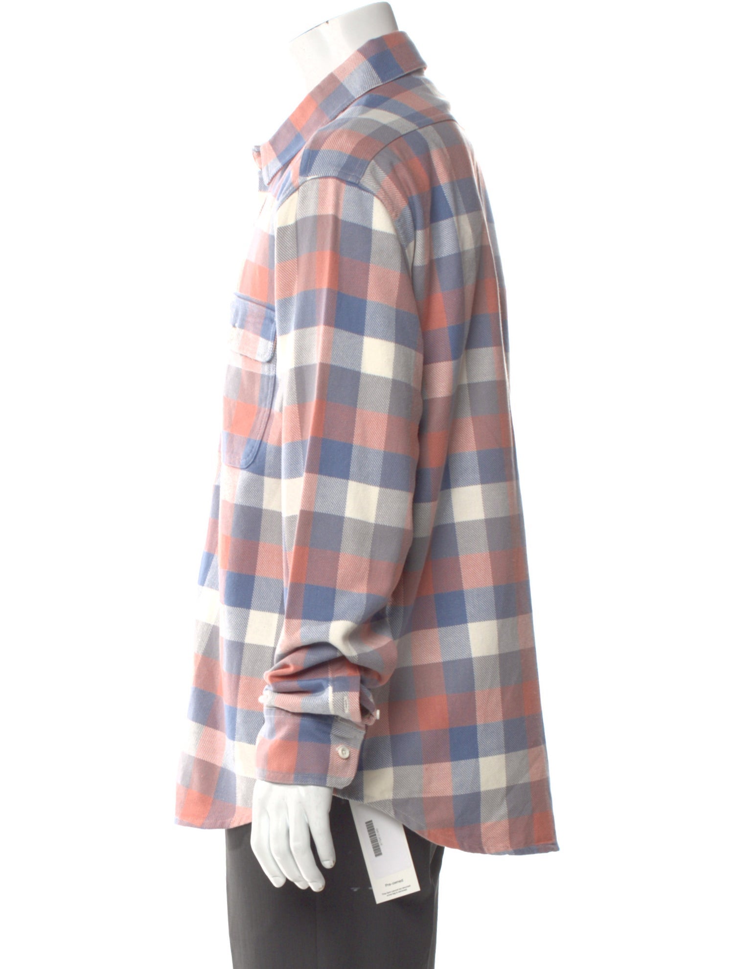 Taylor Stitch Plaid Print Long Sleeve Shirt