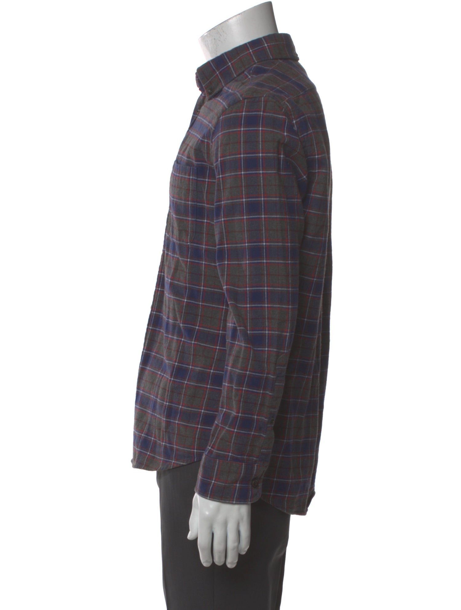 Taylor Stitch Plaid Print Long Sleeve Shirt