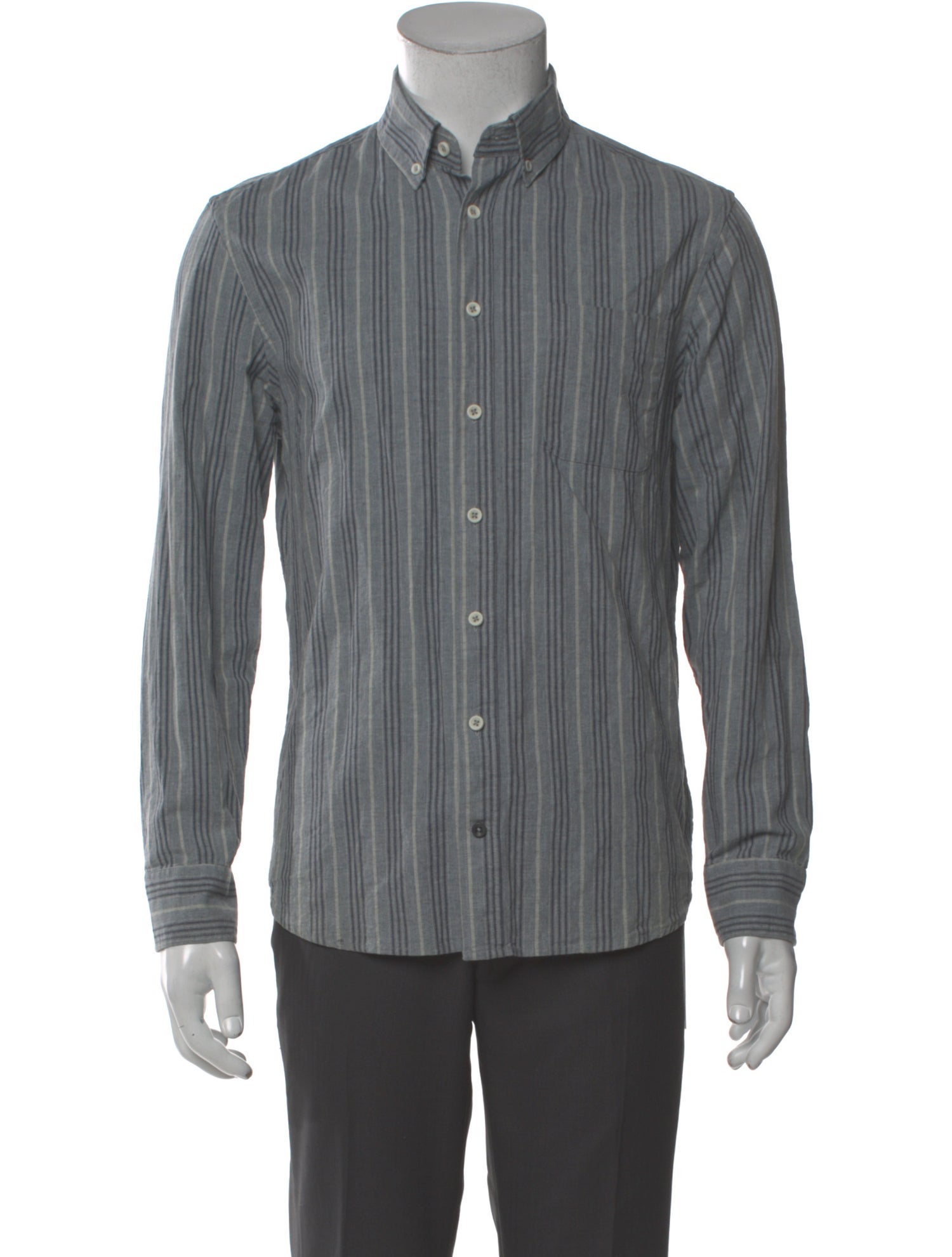 Taylor Stitch Striped Long Sleeve Shirt
