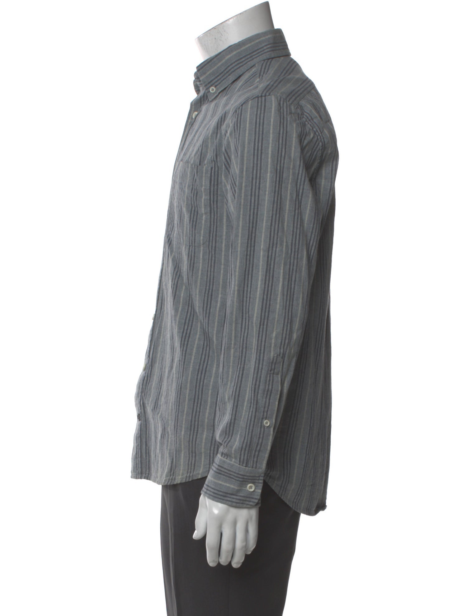 Taylor Stitch Striped Long Sleeve Shirt
