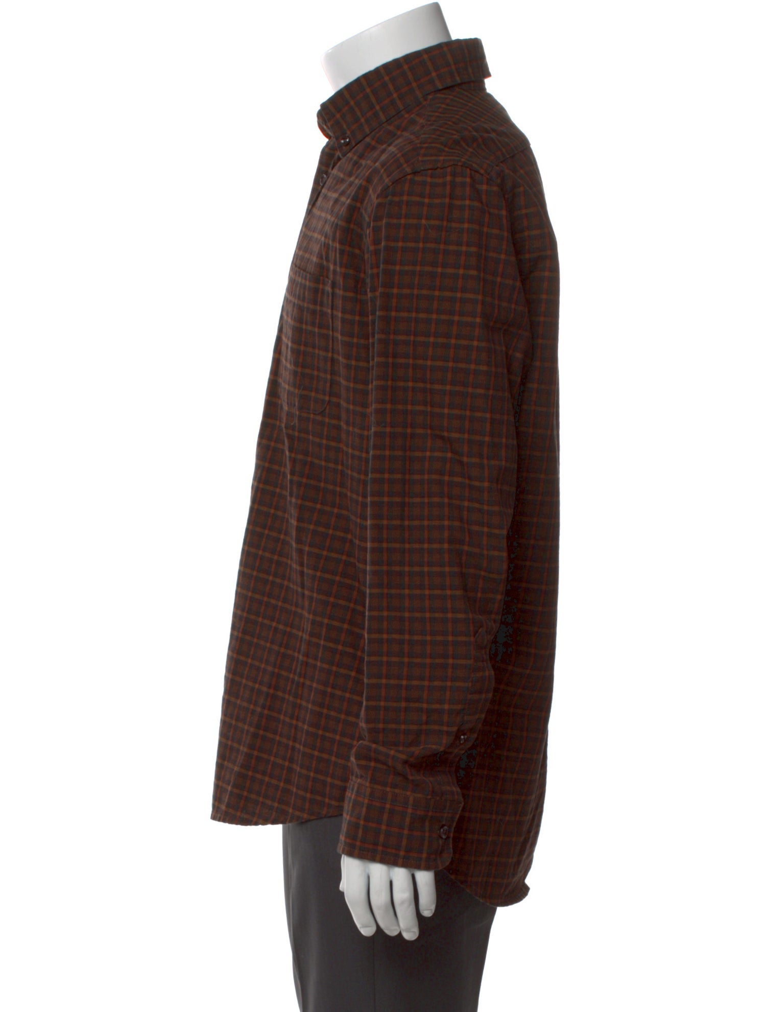 Taylor Stitch Plaid Print Long Sleeve Shirt