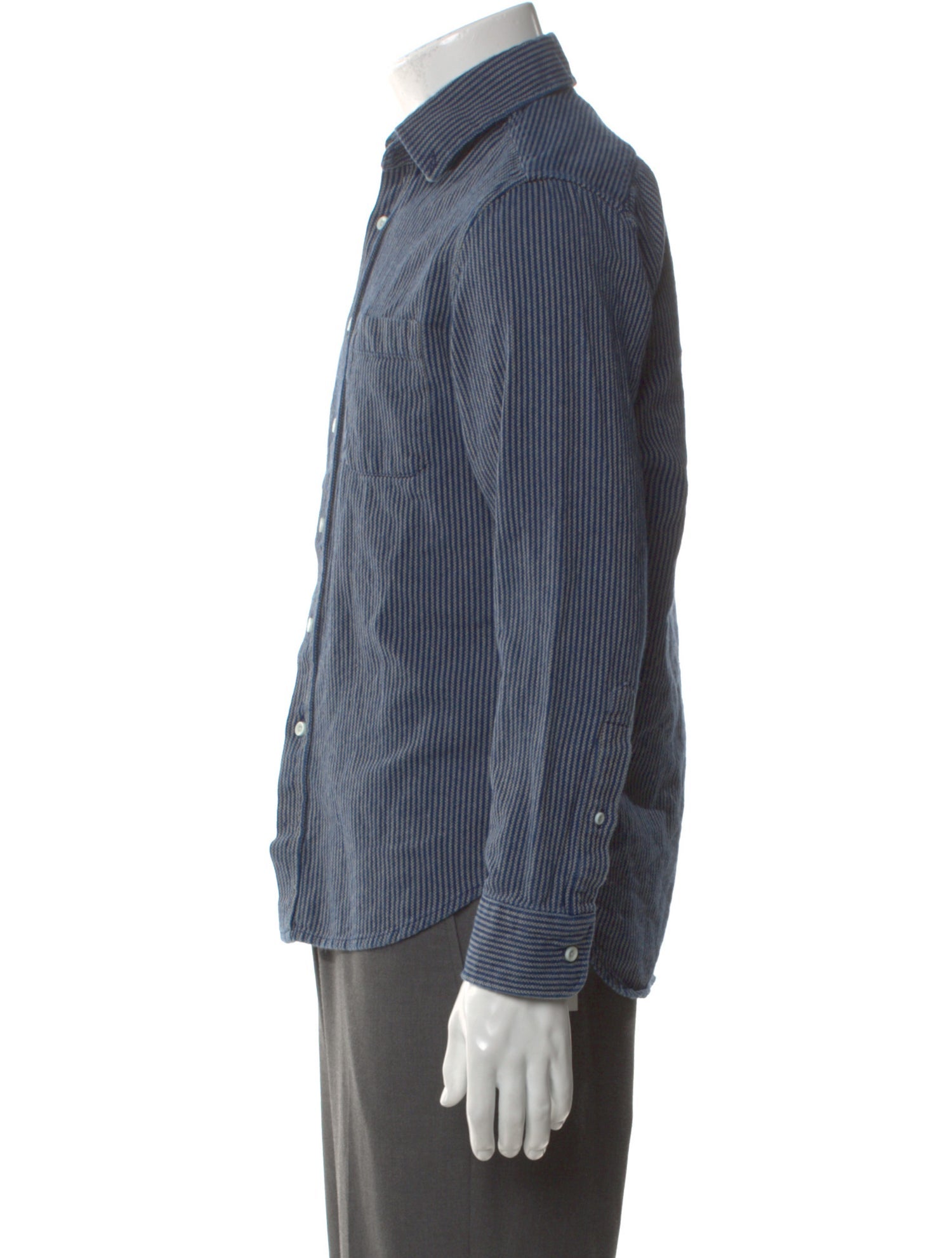 Taylor Stitch Striped Long Sleeve Dress Shirt
