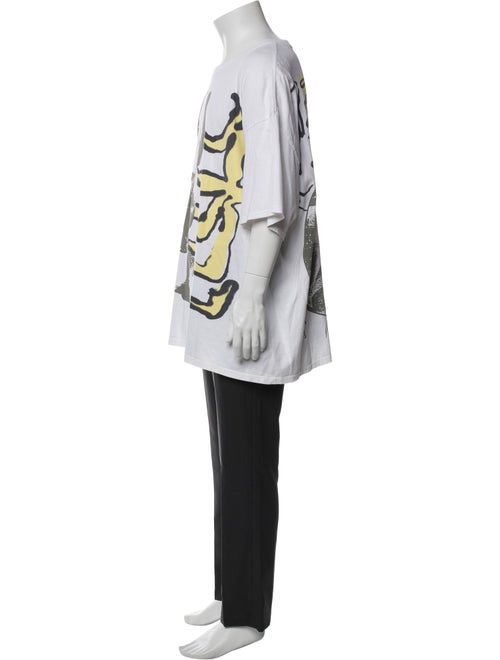 Travis Scott Cactus Jack x Kaws Graphic Print Crew Neck T-Shirt