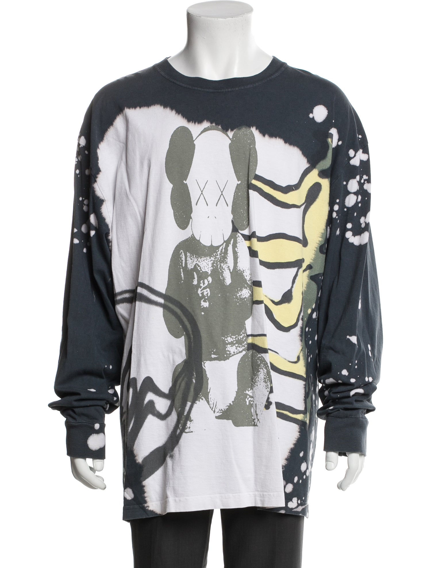 Travis Scott Cactus Jack x Kaws Printed Crew Neck T-Shirt