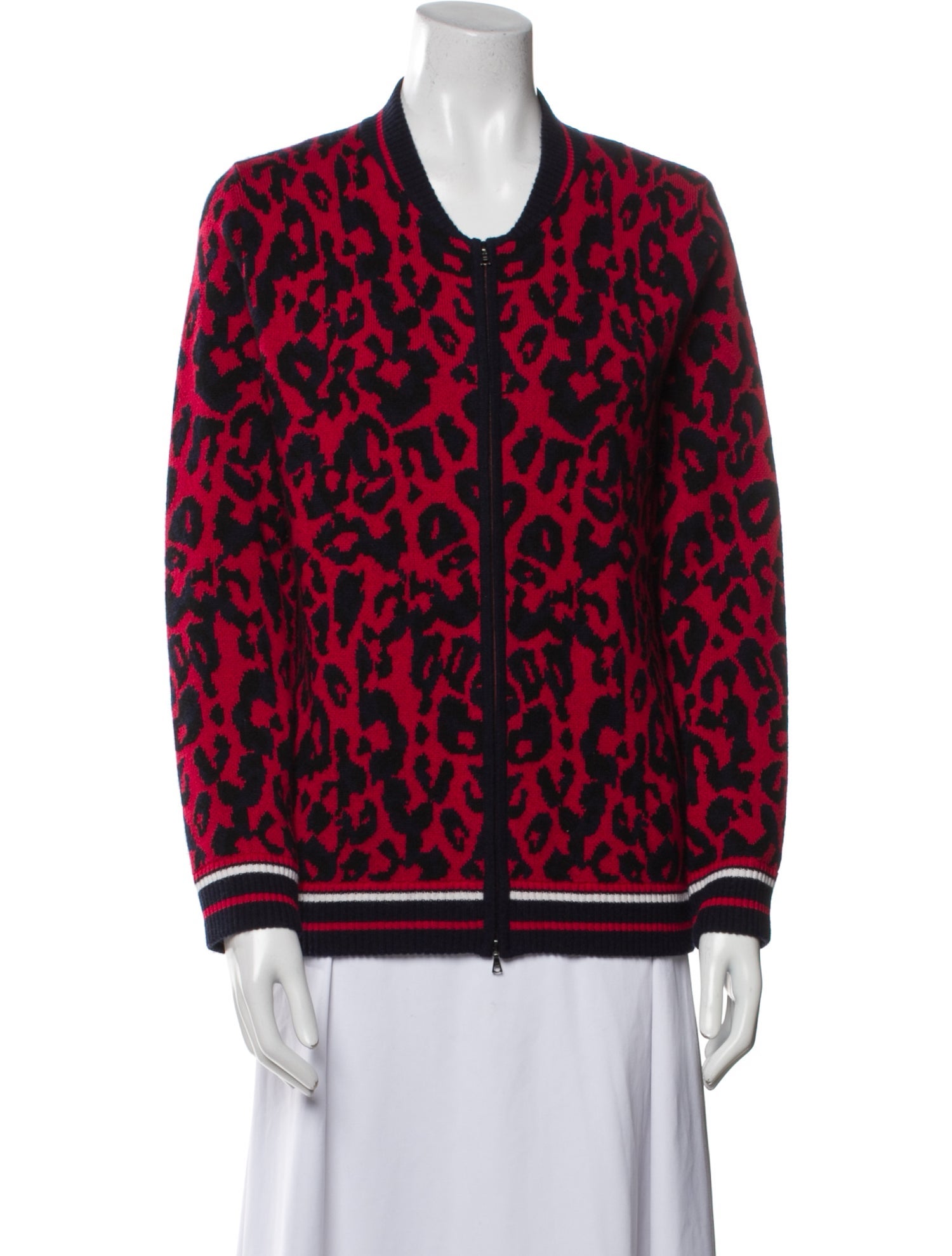 TSE x Saks Fifth Avenue Animal Print Bomber Jacket