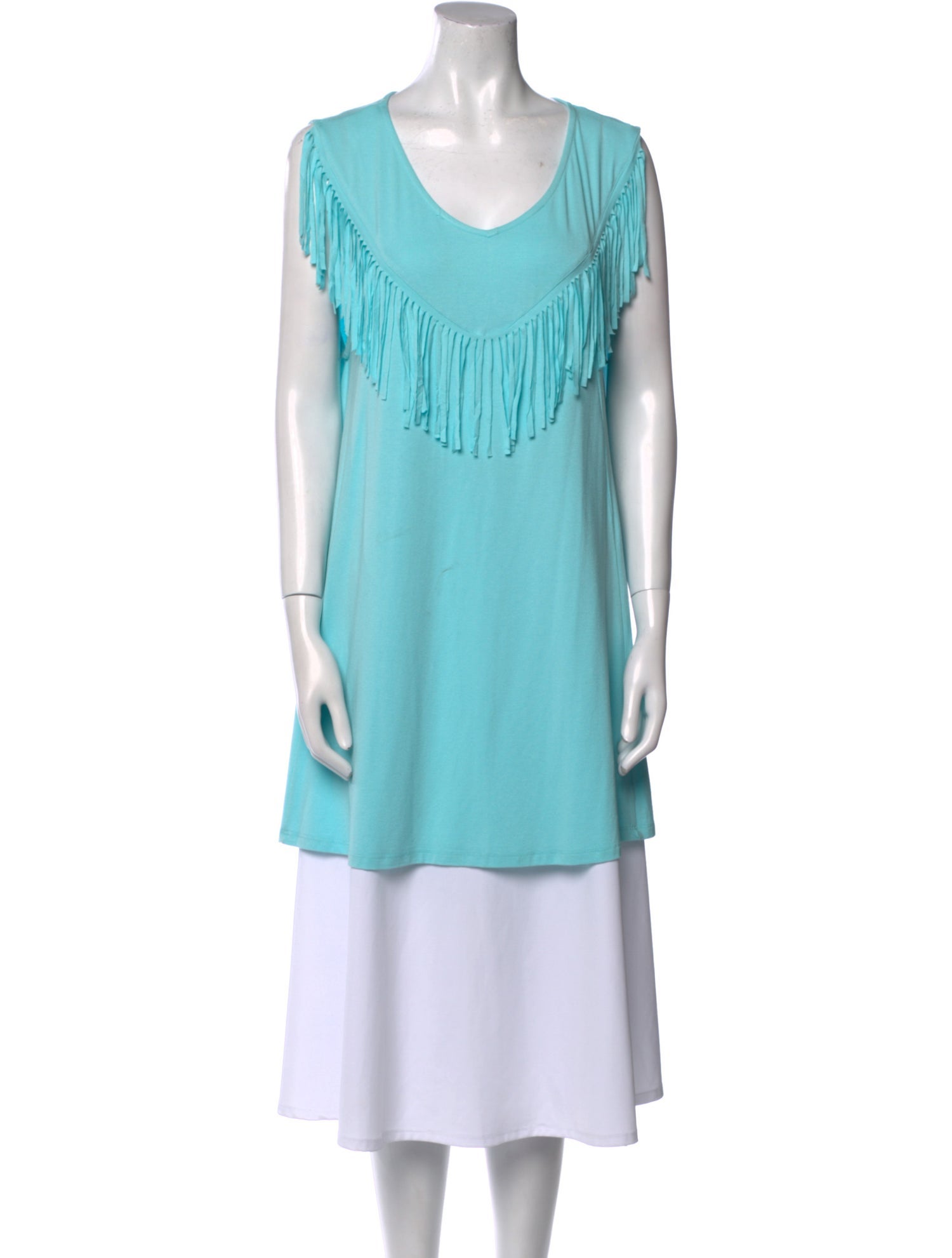 Tasha Polizzi Scoop Neck Sleeveless Tunic