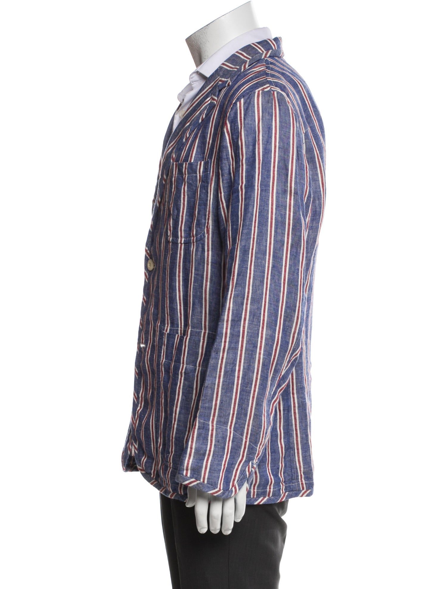 TS(S) Linen Striped Blazer