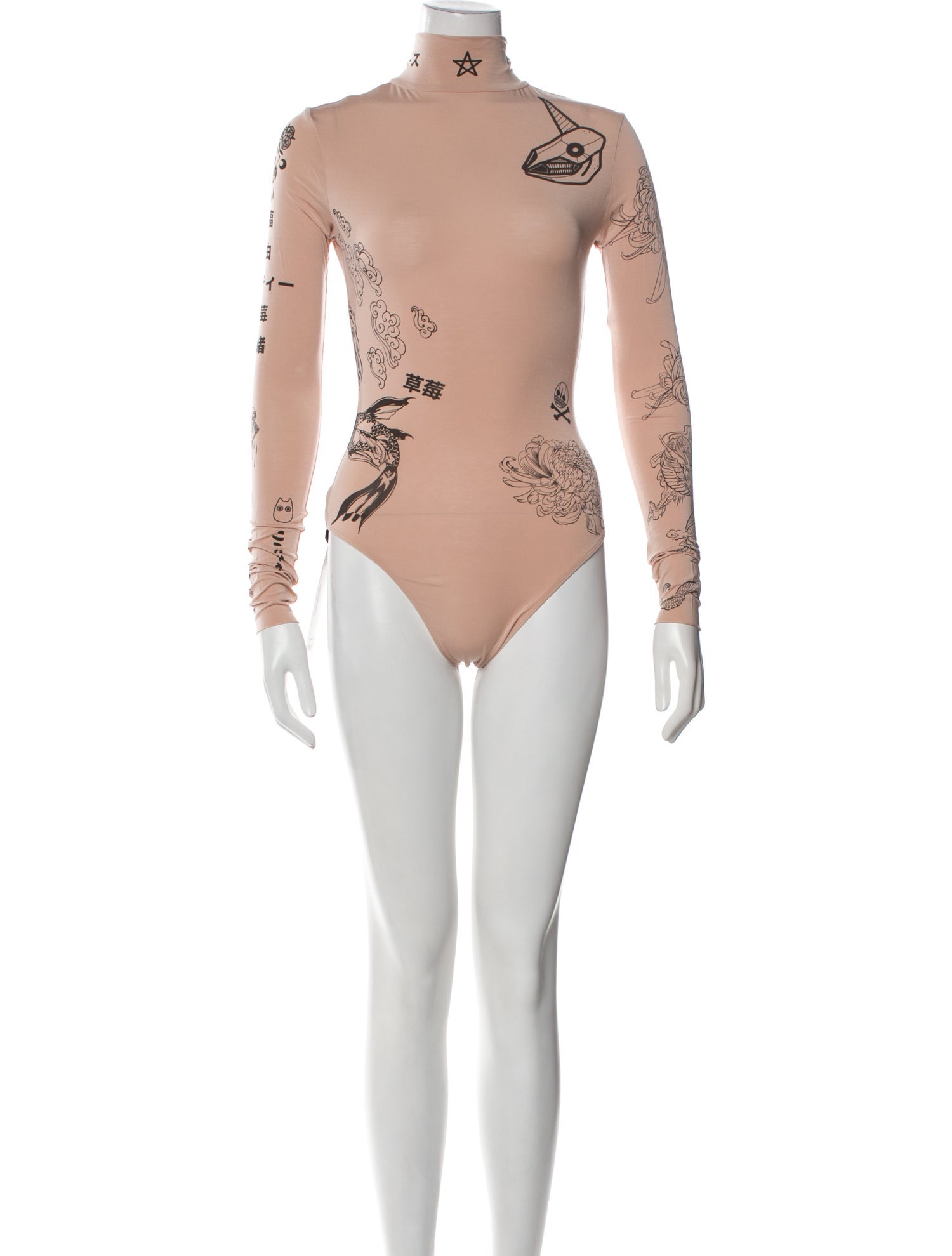 TTSWTRS Wool Lace Pattern Bodysuit