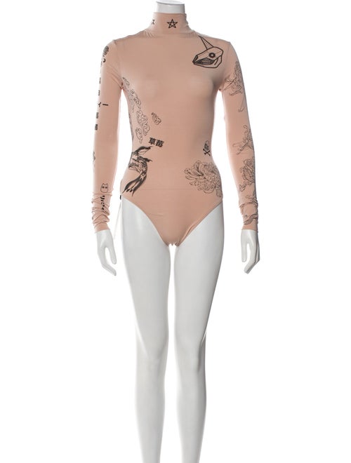 TTSWTRS Wool Lace Pattern Bodysuit