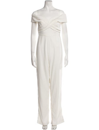 Theia Strapless Jumpsuit