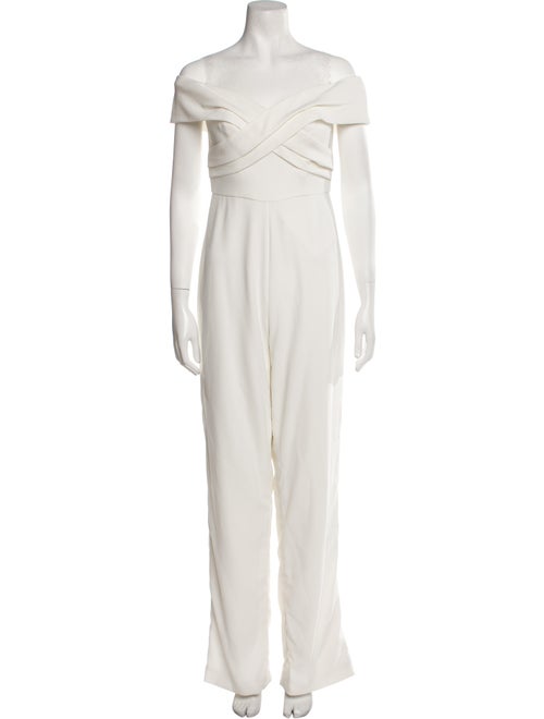 Theia Strapless Jumpsuit
