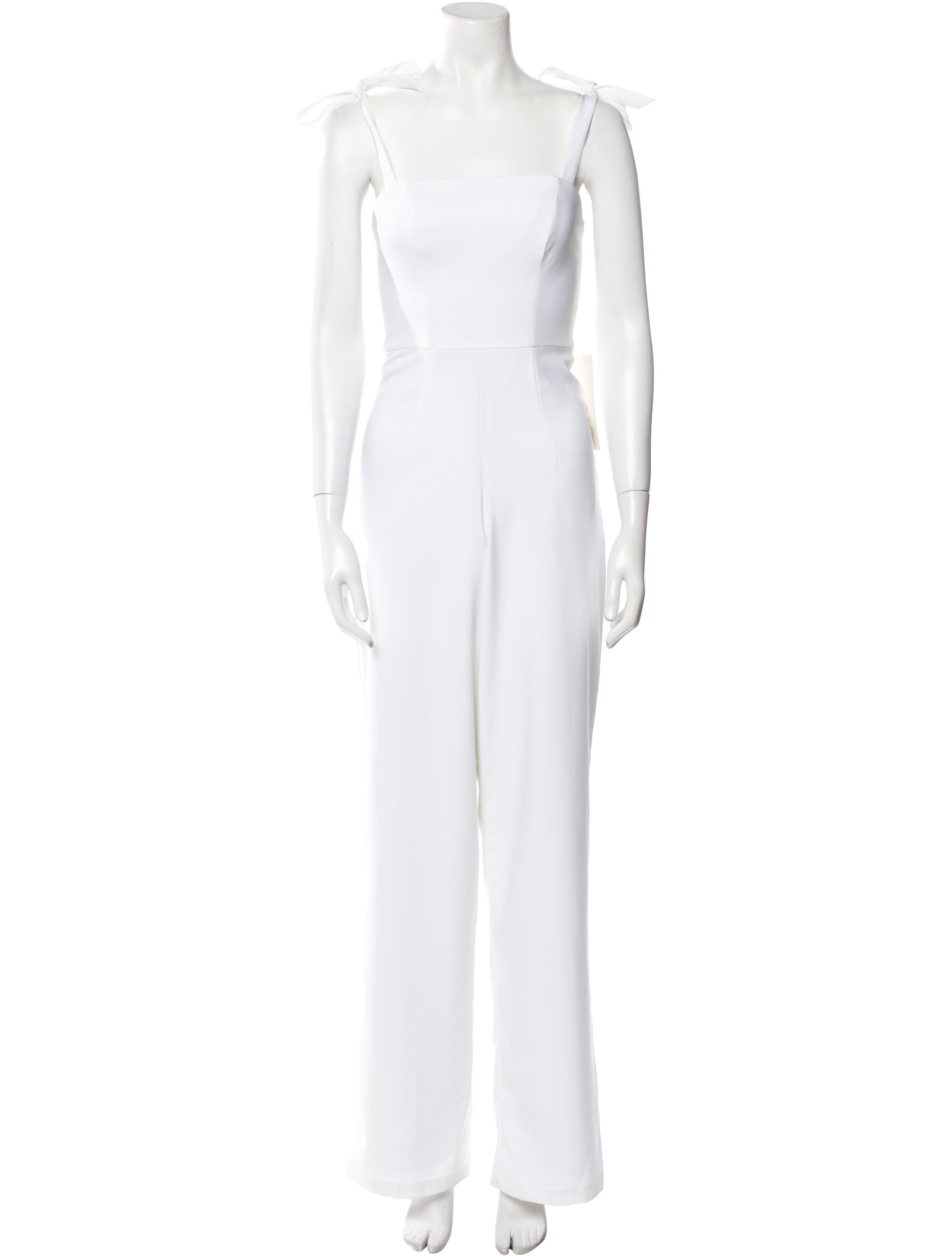 Theia Square Neckline Jumpsuit