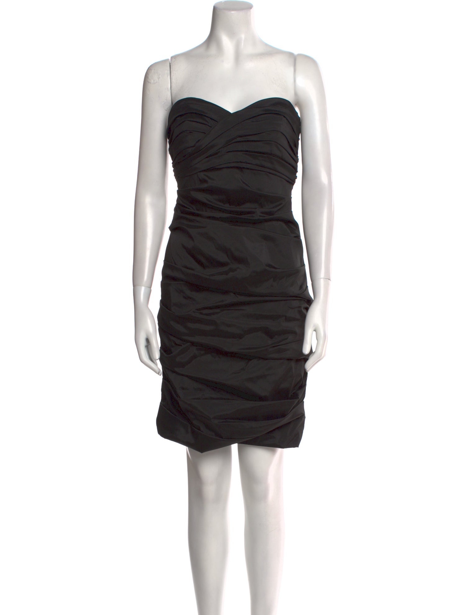 Theia Strapless Mini Dress