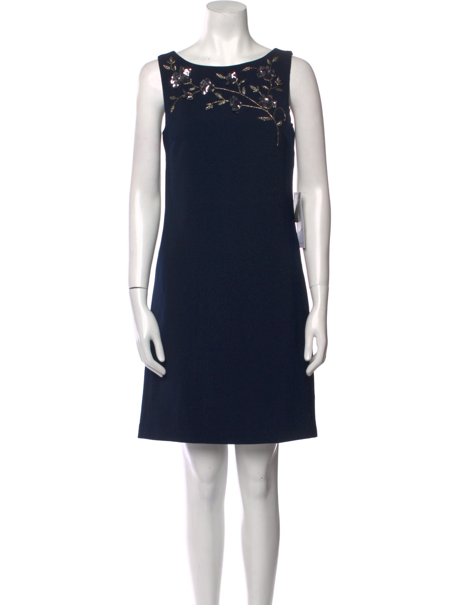 Theia Bateau Neckline Mini Dress w/ Tags