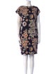Theia Printed Mini Dress
