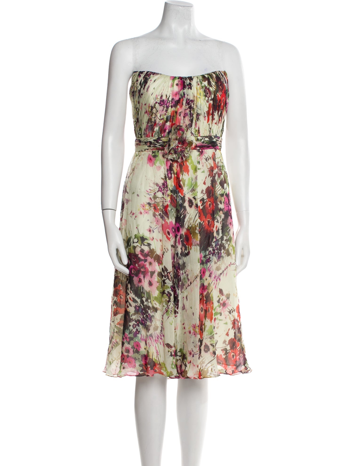 Theia Silk Mini Dress