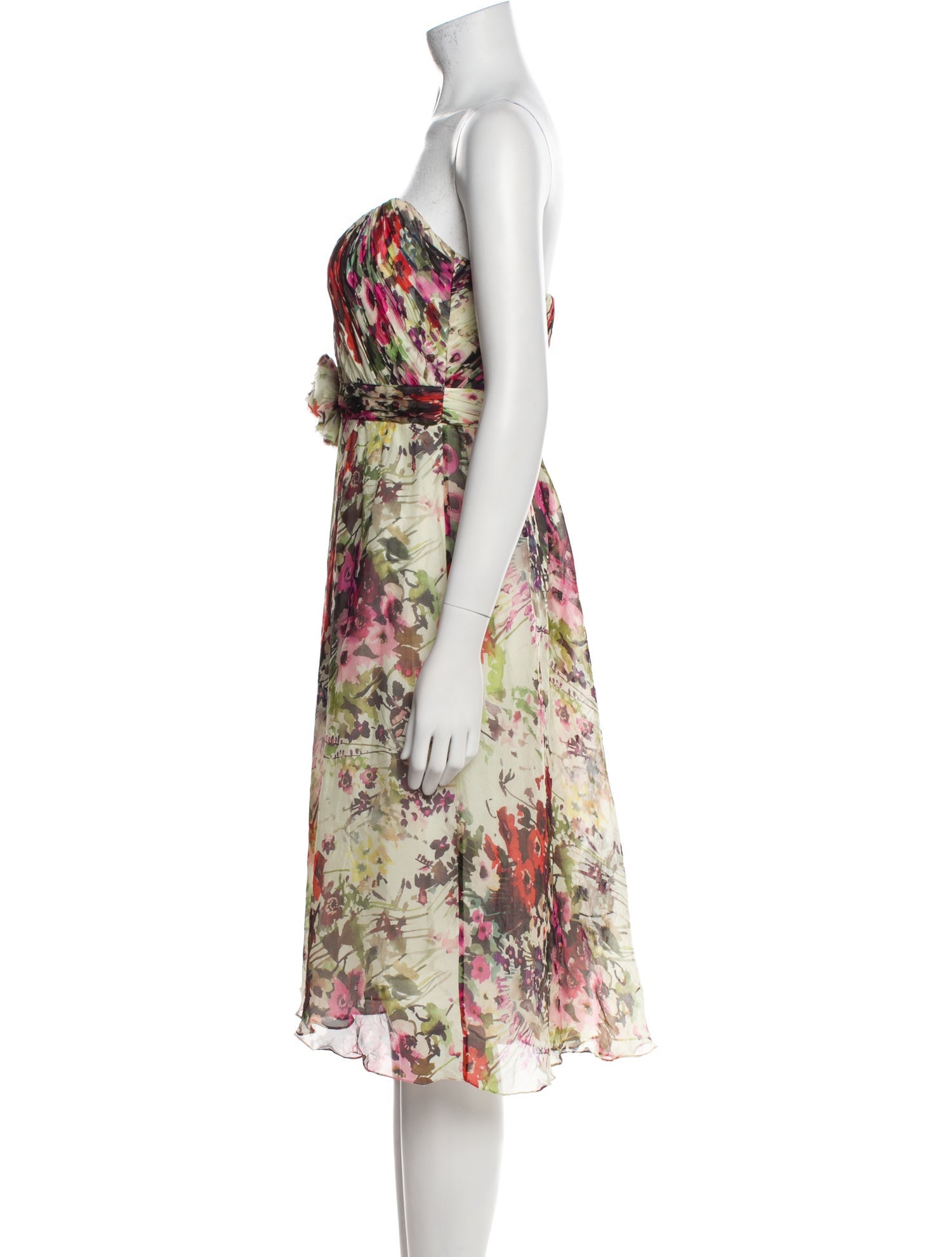 Theia Silk Mini Dress