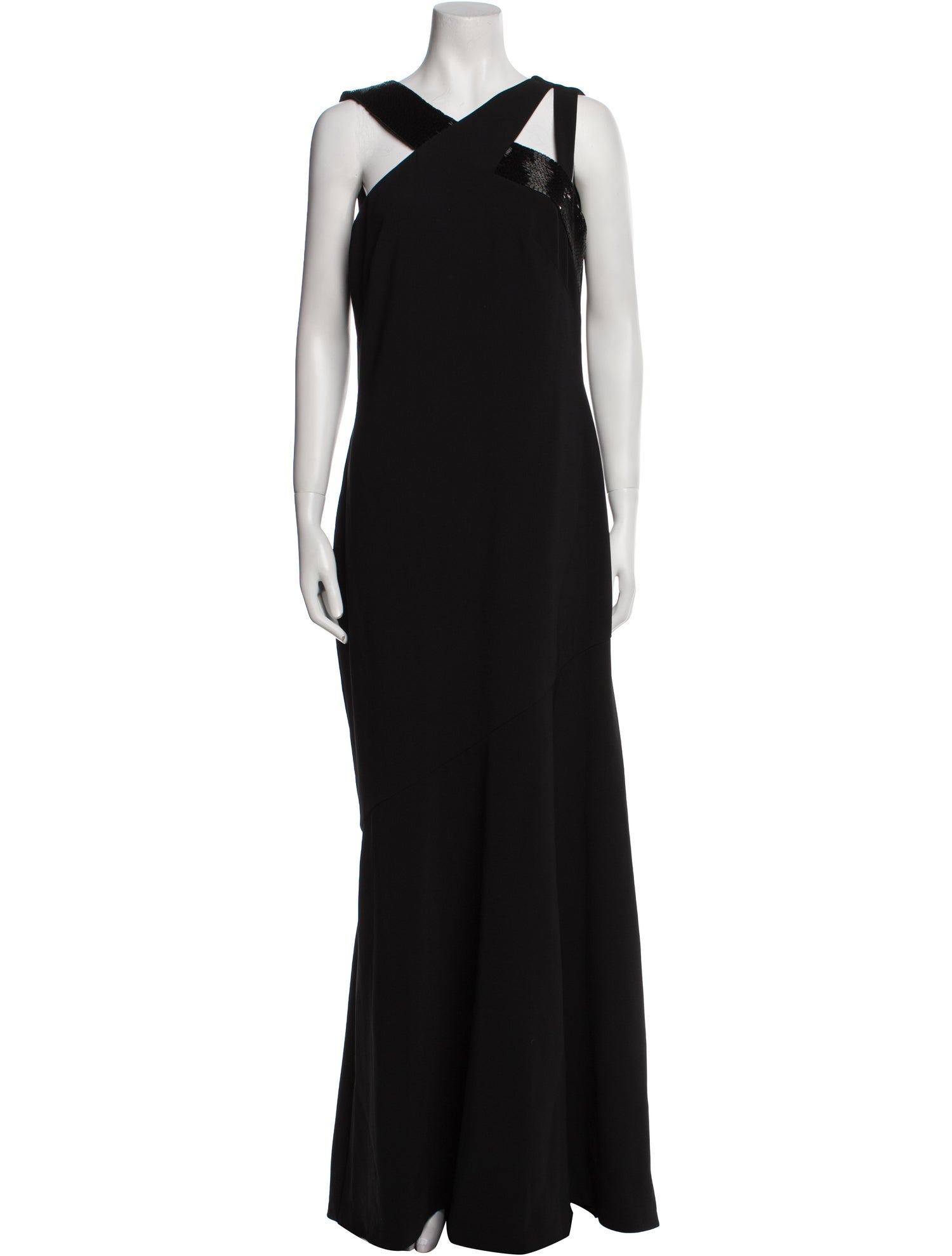 Theia Halterneck Long Dress