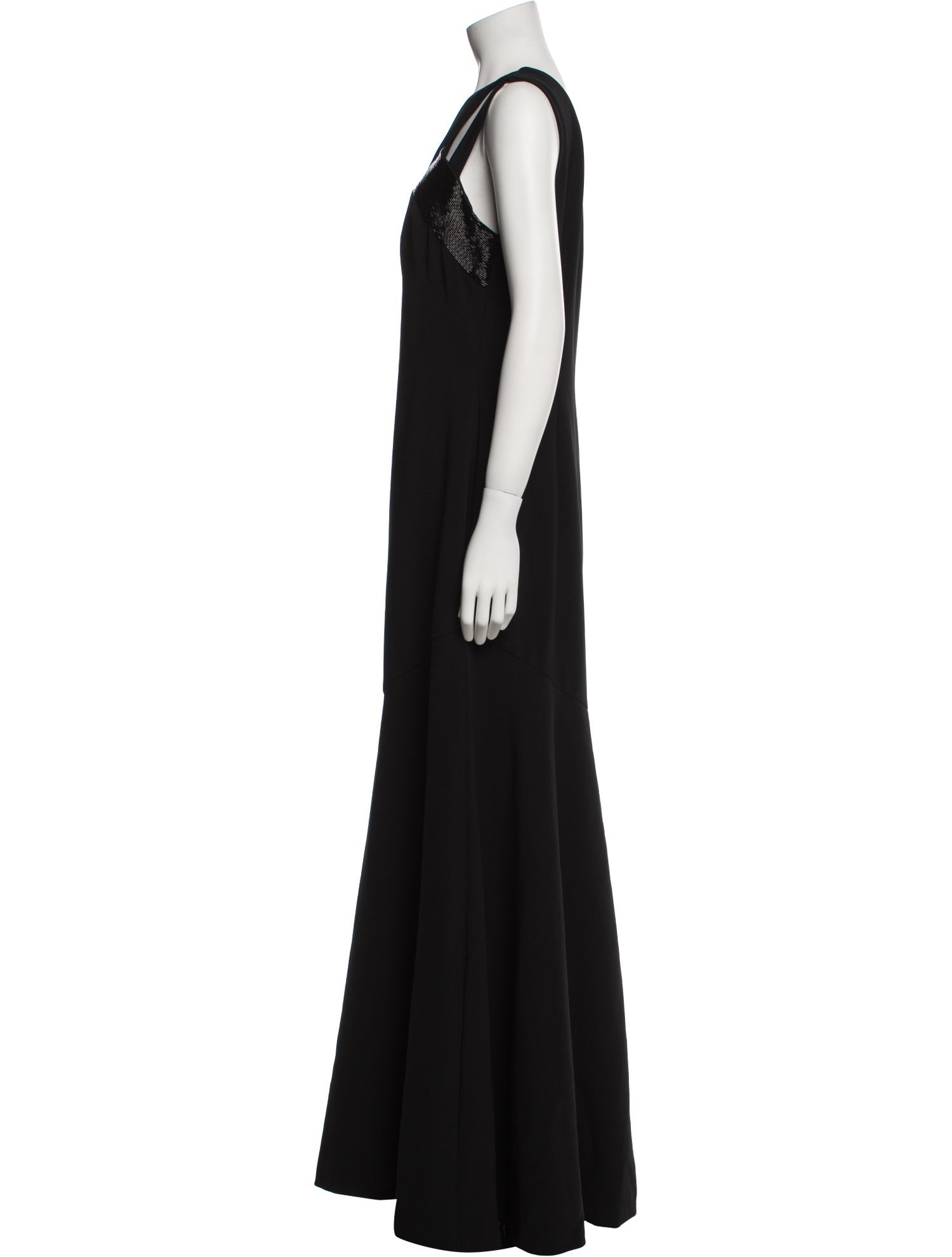 Theia Halterneck Long Dress
