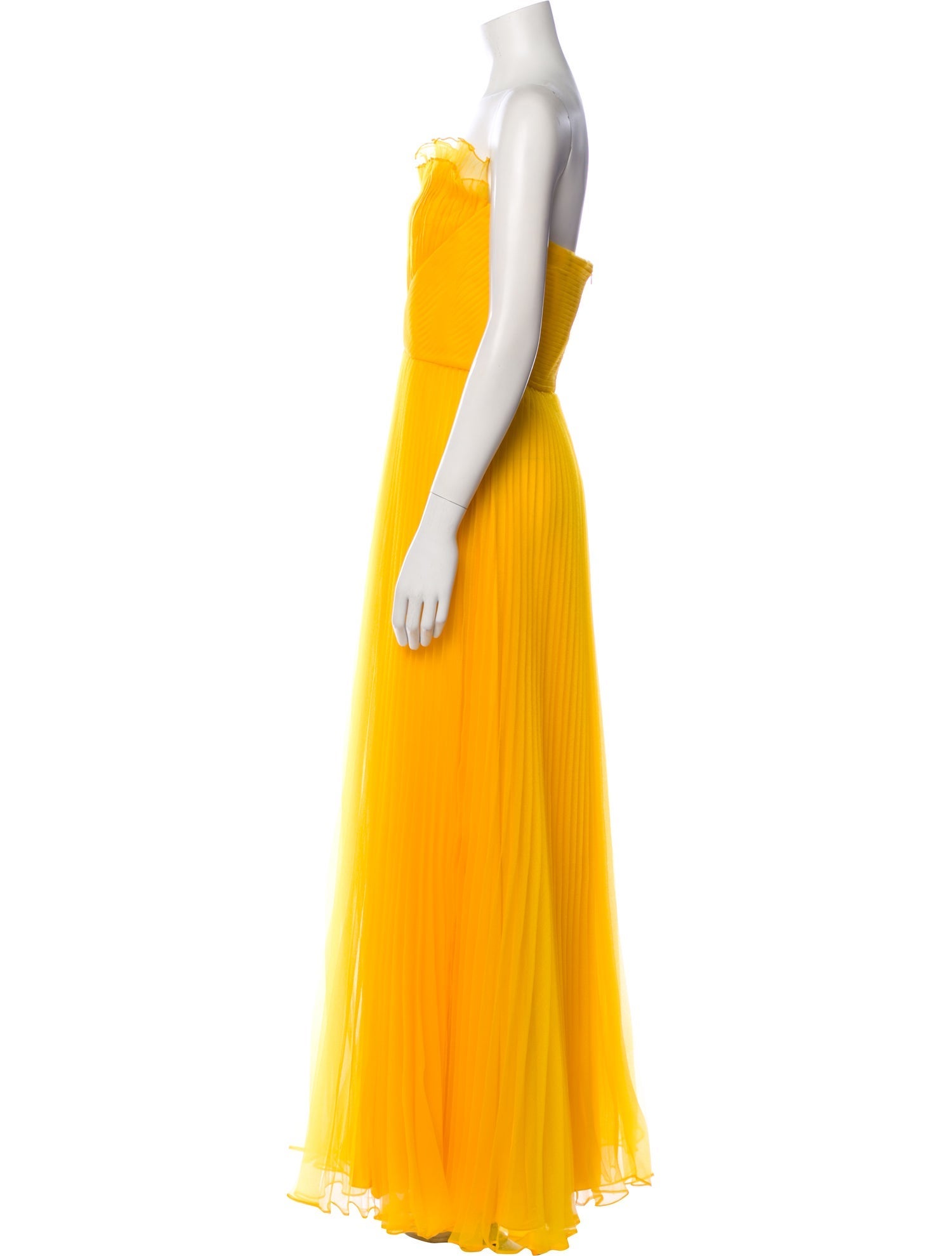 Theia Strapless Long Dress w/ Tags