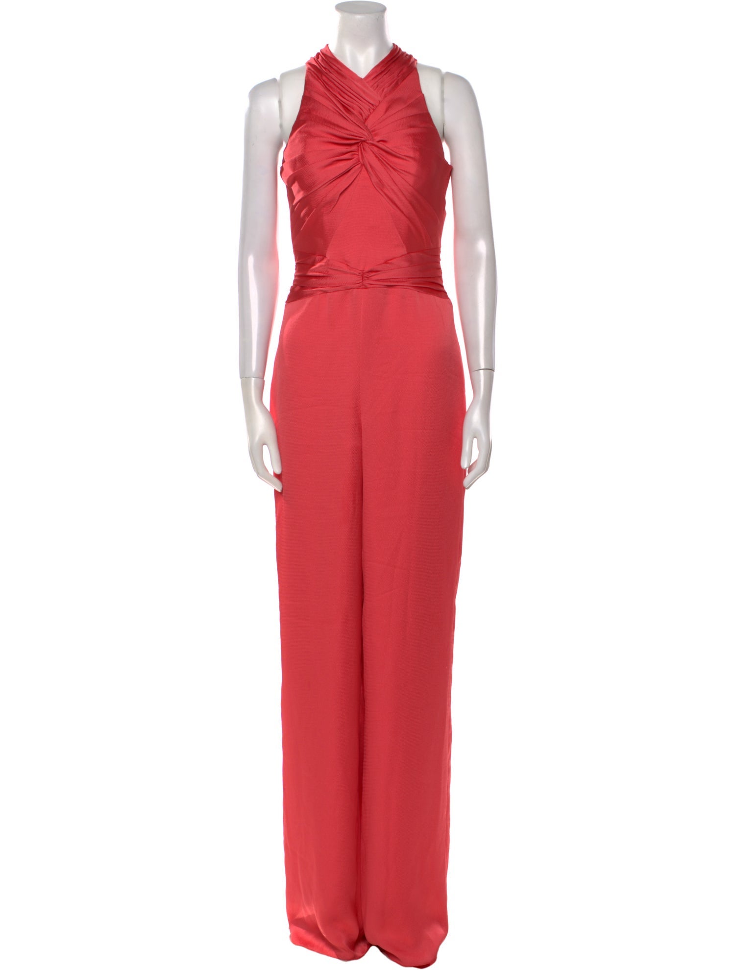 Theia V-Neck Jumpsuit