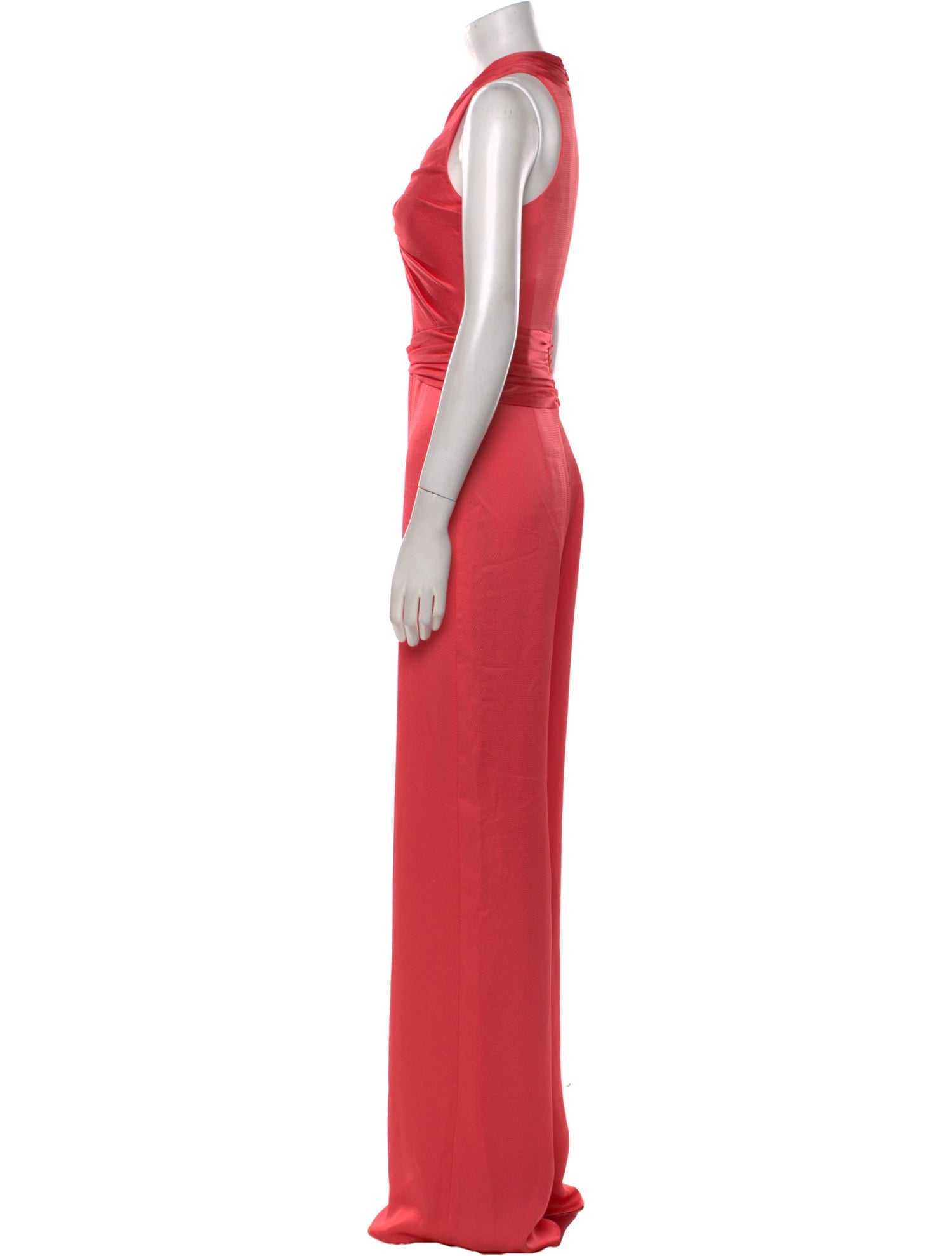 Theia V-Neck Jumpsuit