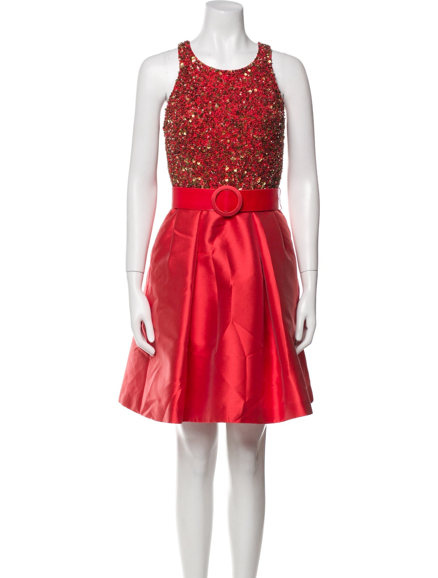 Theia Silk Mini Dress