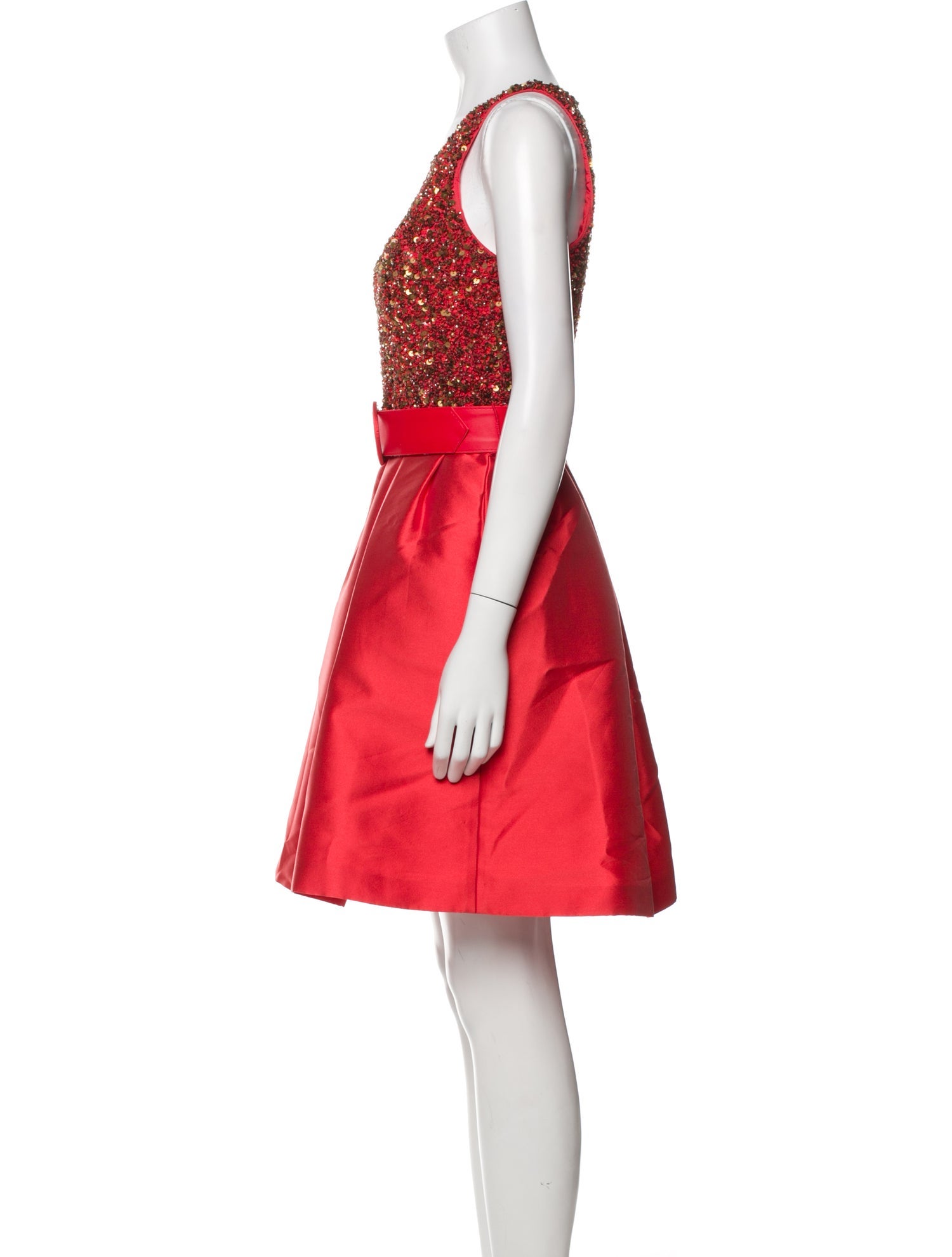 Theia Silk Mini Dress