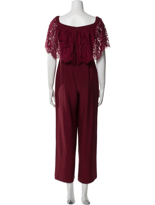 Theia Square Neckline Jumpsuit