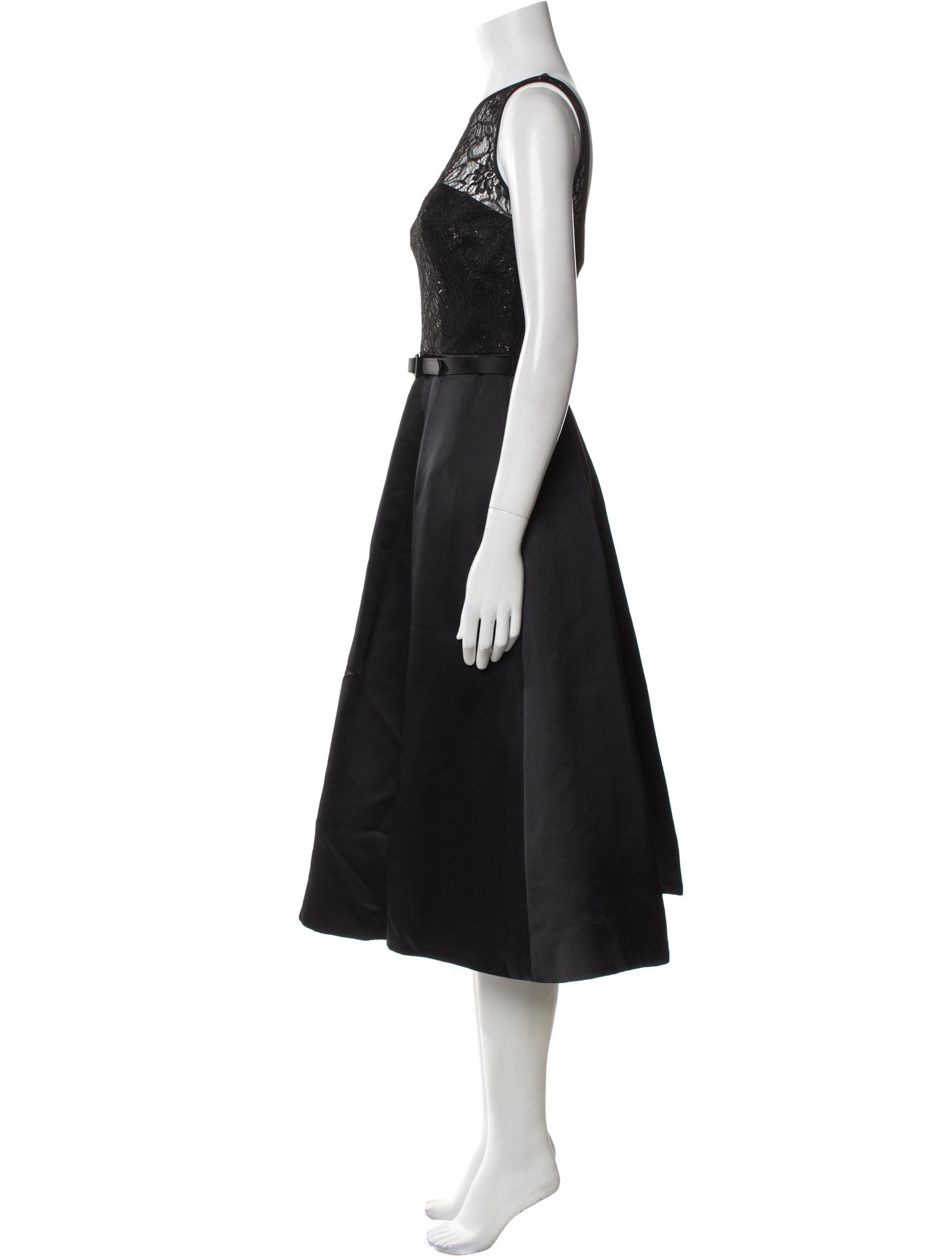 Theia Crew Neck Midi Length Dress w/ Tags