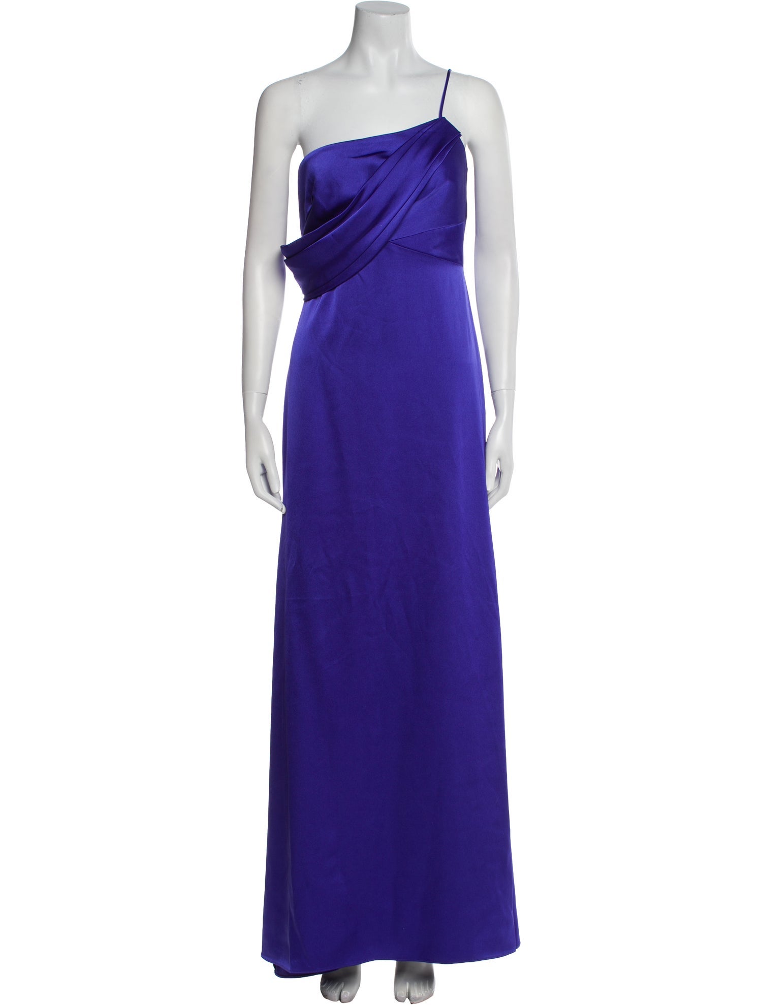 Theia Satin Long Dress w/ Tags