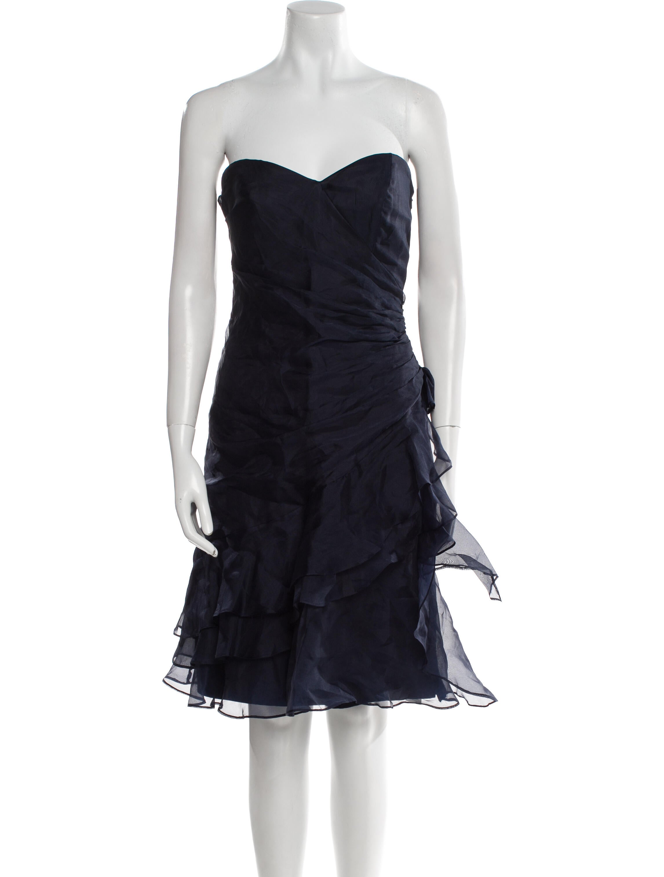 Theia Silk Mini Dress